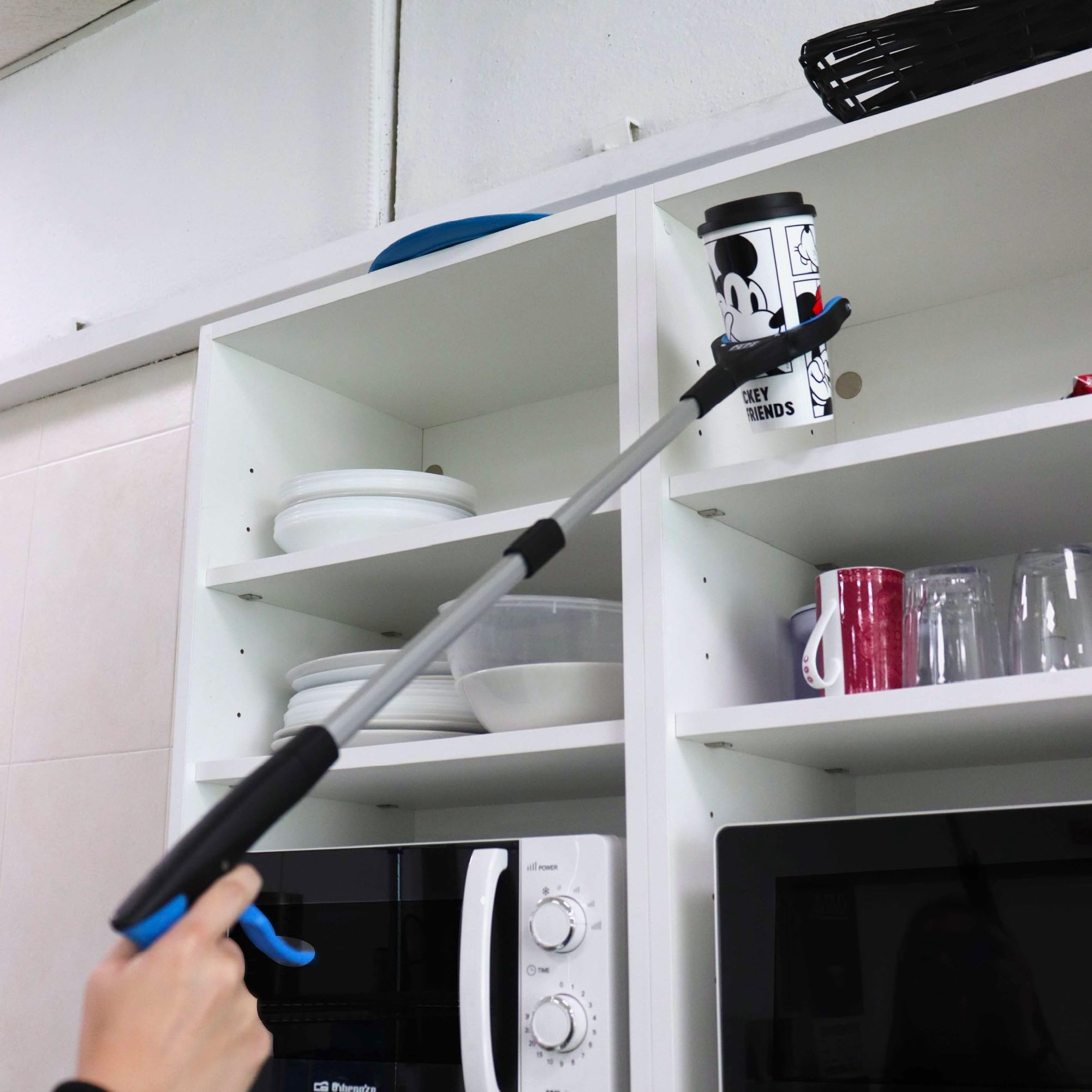 PEPE Mobility Pinza Brazo Recoge Objetos Plegable, Larga para Alcanzar, Pinzas Ergonomicas con Imán, Alcanzador de Objeto