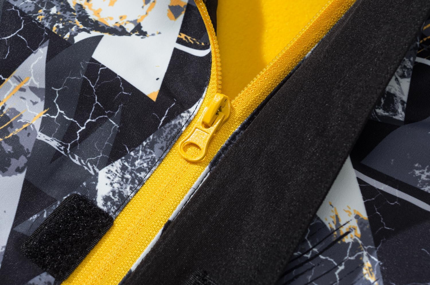 MGEOY Boys Girls Reversible Jacket Lightweight Waterproof Fleece Lined Raincoat for Kids（4-12） - Image 5