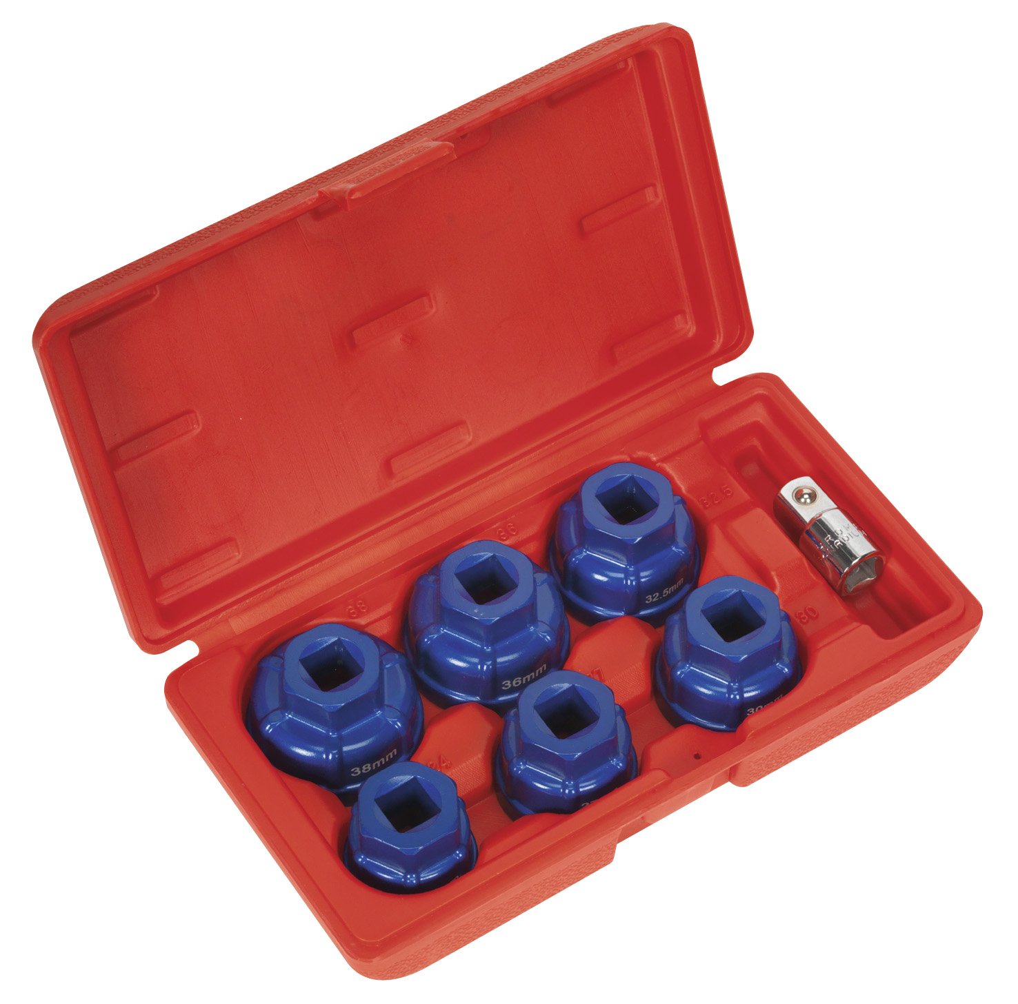 Sealey Vs7008 Oil Filter Cap Wrench Set 7Pc