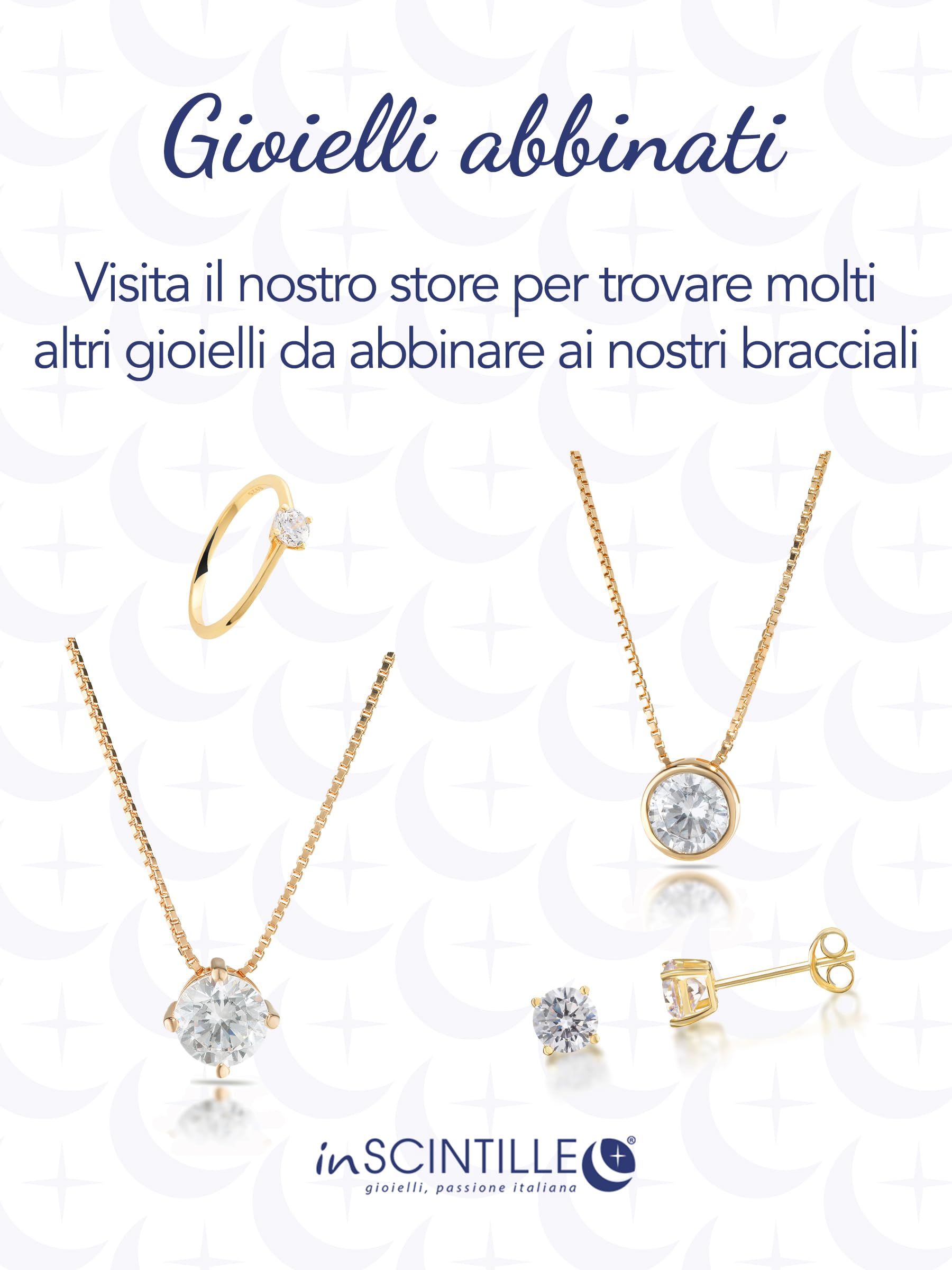 inSCINTILLE Bangle Bracciale Rigido Donna Uomo in Acciaio Inossidabile, Confezione Regalo Donna Uomo Inclusa, Braccialetti Bangles a Cerchio