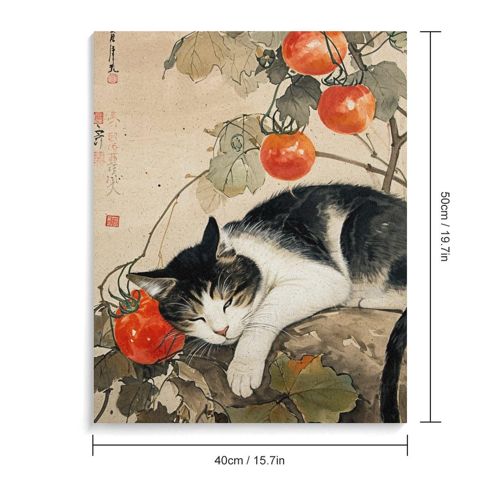 油絵  キッチン眠る猫  【送料無料】 fit=scale-down,w=1200