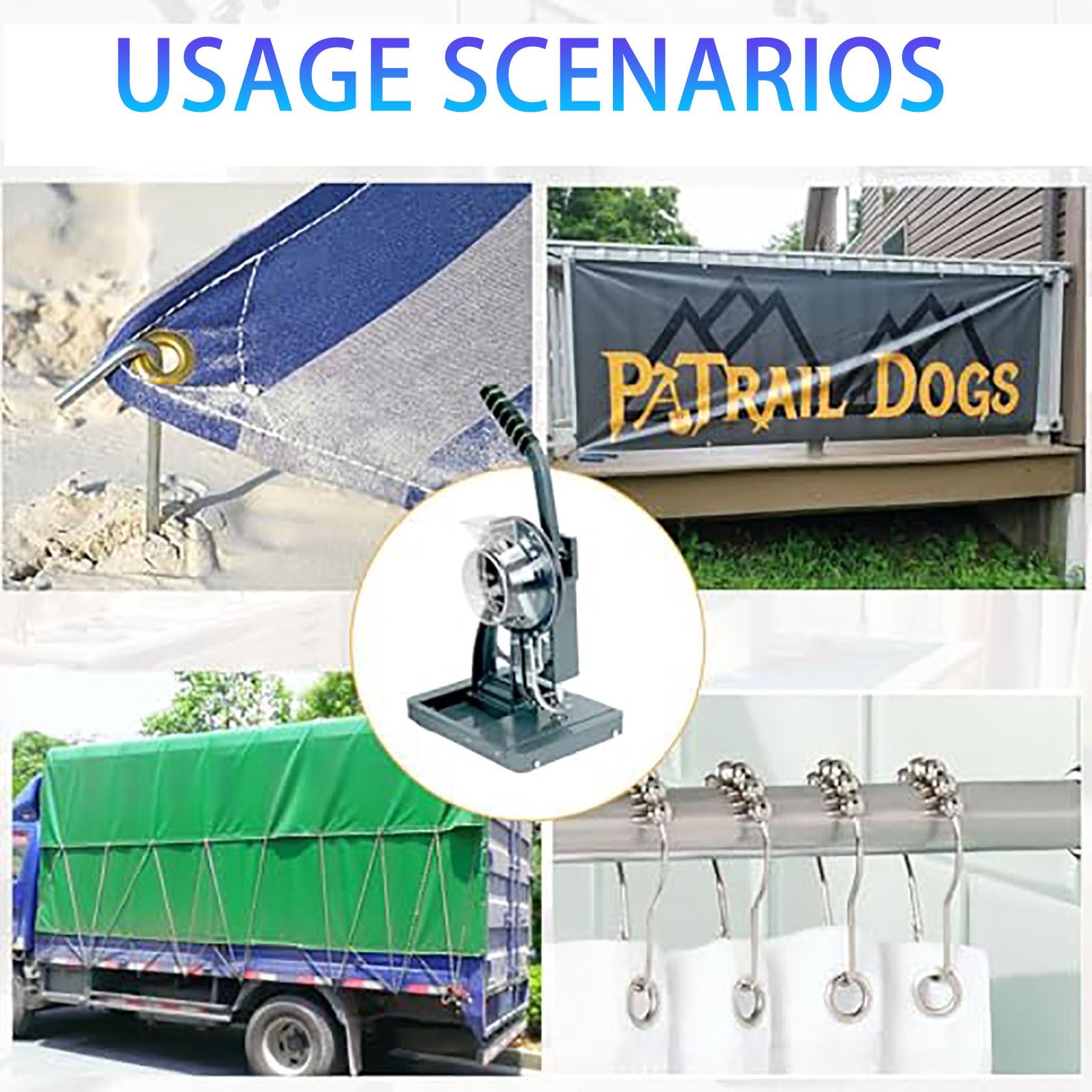 MáQuina SemiautomáTica para Colocar Ojales De 5,5 Mm, 6 Mm, 8 Mm, 10 Mm 10mm