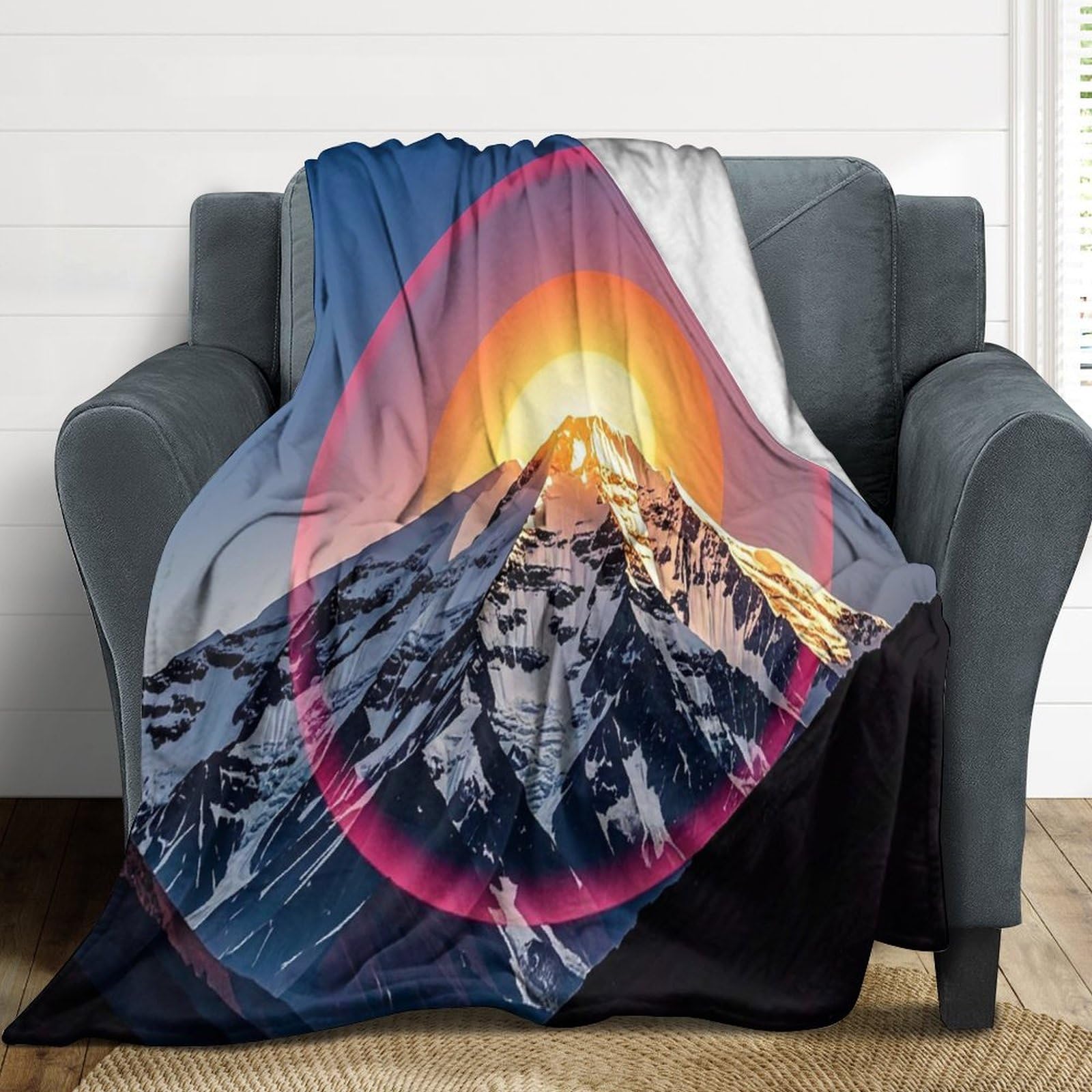 Couverture solaire pour lit en flanelle pelucheuse 127x152 cm