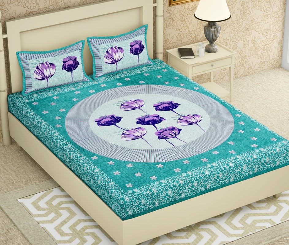 See full amazon price history chart for Scottons Queen Size Bedsheet for Double Bed, Pure Cotton Bed Sheets with 2 Pillow Covers in 144 TC, Rajasthani Print, Soft Fabric (90 x 100 Inches), Floral Blossoms Design (Blue) Scottons Queen Size Bedsheet for Double Bed, Pure Cotton Bed Sheets with 2 Pillow Covers in 144 TC, Rajasthani Print, Soft Fabric (90 x 100 Inches), Floral Blossoms Design (Blue) (B0D1KQ81P7) Amazon Price History, Amazon Price Tracker