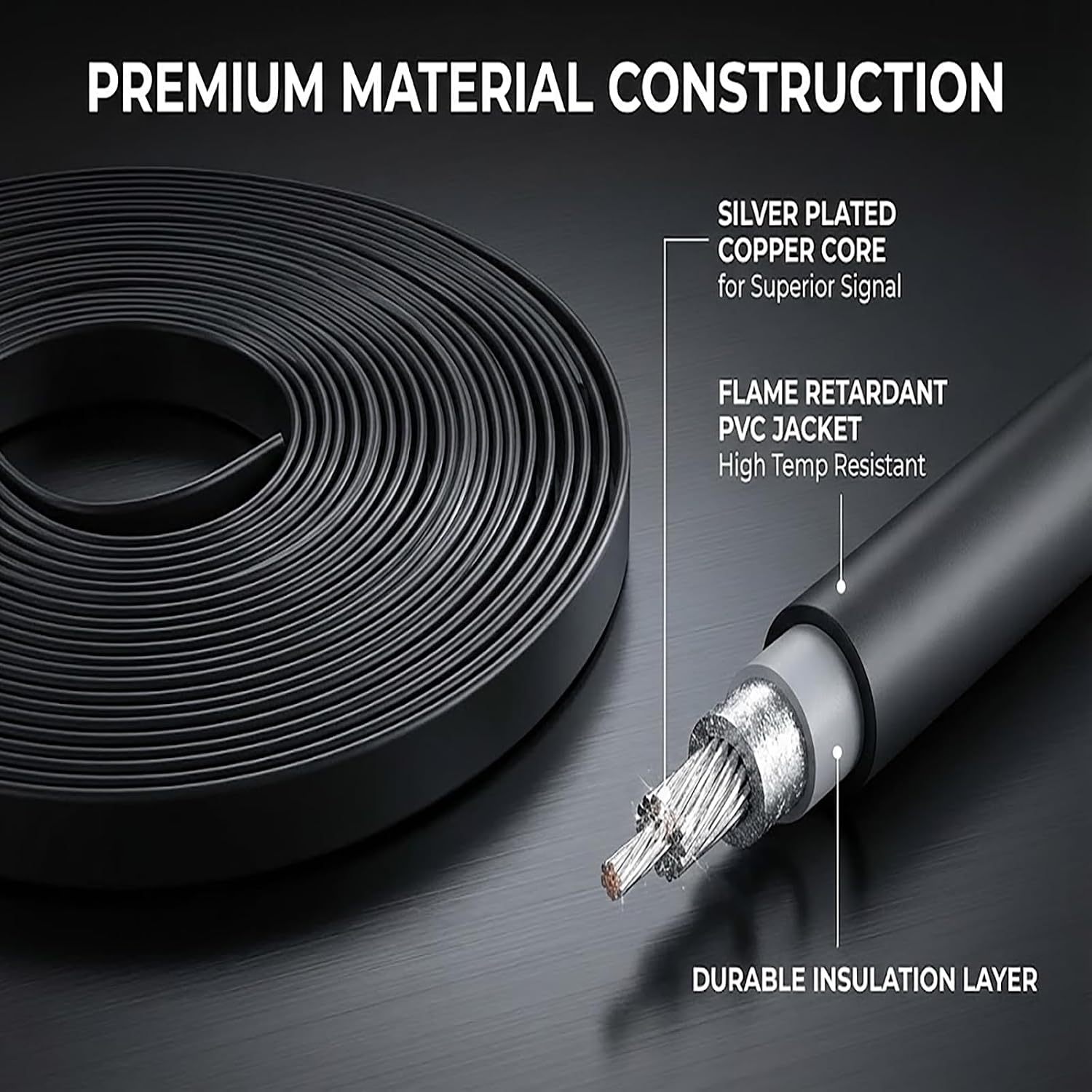 Flat Coaxial Window Pass Through Cable,50cm 50 Ohm Cable with PL259 UHF Connectors,No Drill Door & Window Antenna Cable for Ham Radio,HF Transceiver,Scanner and RF Equipm (Coax Female to Female 50cm)