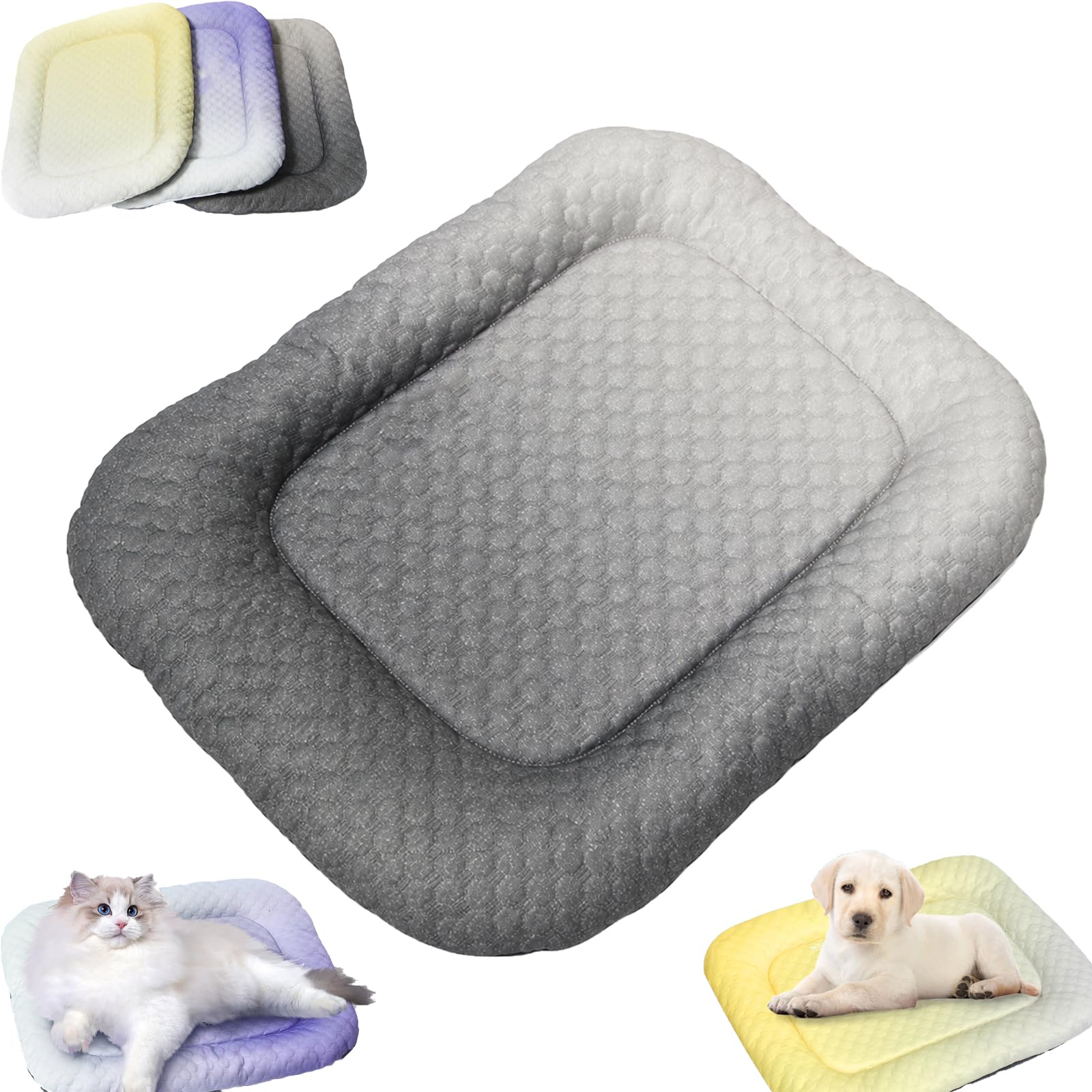 Pet Cooling Mat for Dog Cat,Ice Silk Summer Cool Bed，B：(30 * 40CM) — image 1