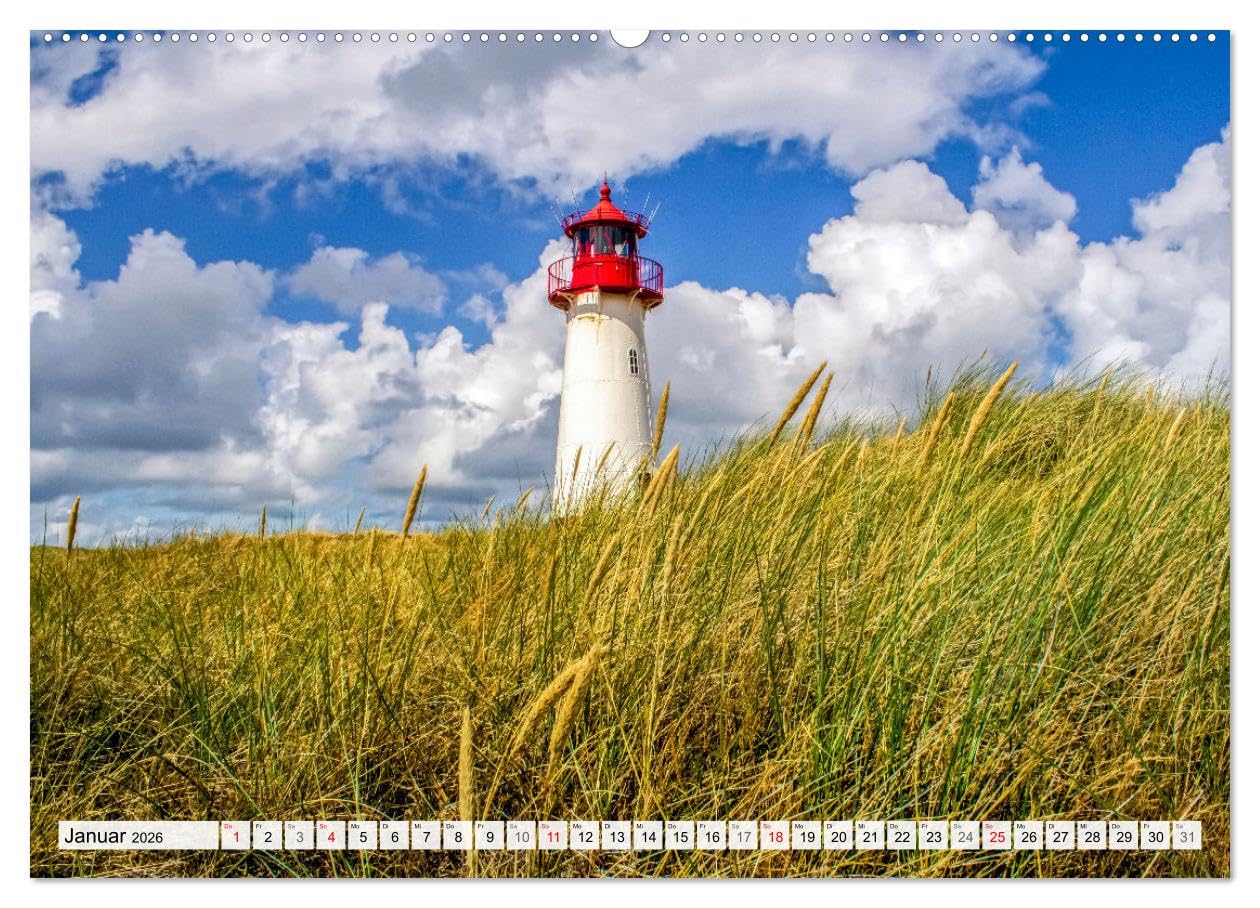 INSELLIEBE SYLT Zauberhafte Momente (Wandkalender 2026 DIN A2 quer), CALVENDO Monatskalender: Herrliche Naturaufnahmen von der Insel (CALVENDO Natur)