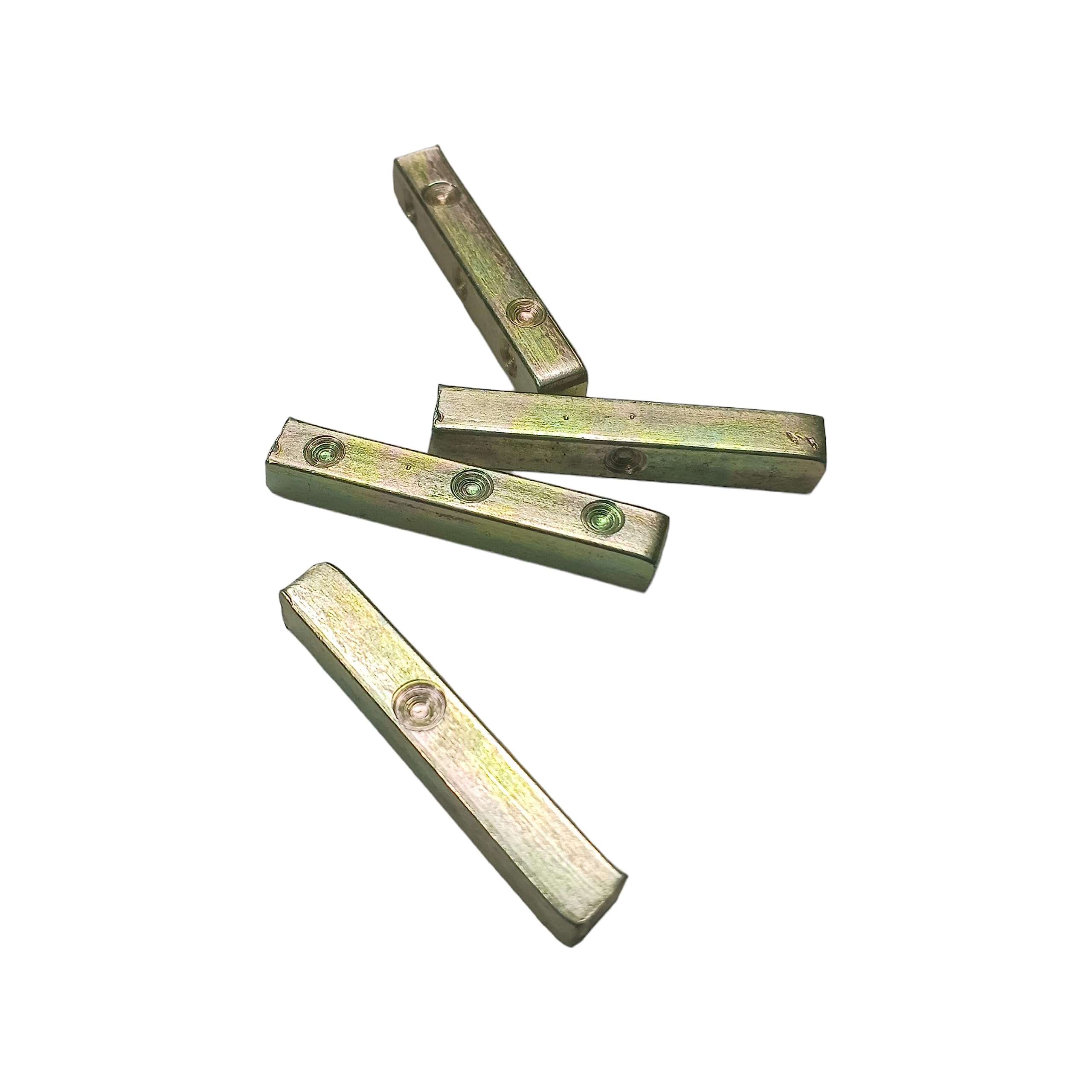 Dayakattai (2 Pairs - 4 Pieces) - 50 mm Length - 8 mm Thickness - Stainless Steel - Thayam Kattai - Pachikalu - Pasa - Paasa - Traditional Dice - Image 4 thumbnail