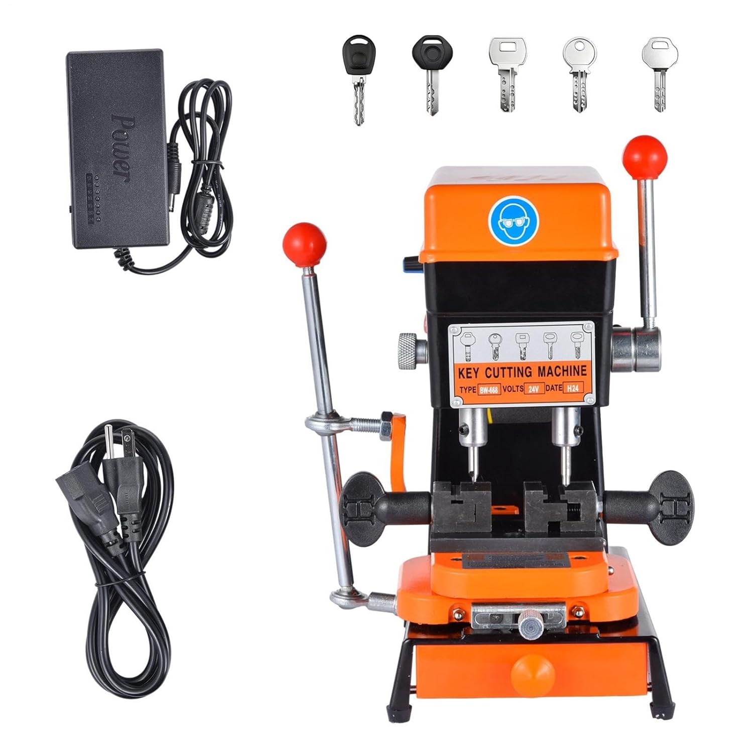 Key Copy Machine,Multifunctional Cloning Key Duplicator - House Door Car Locksmith Tools, 110V Cutter for Cutting Metal Objects