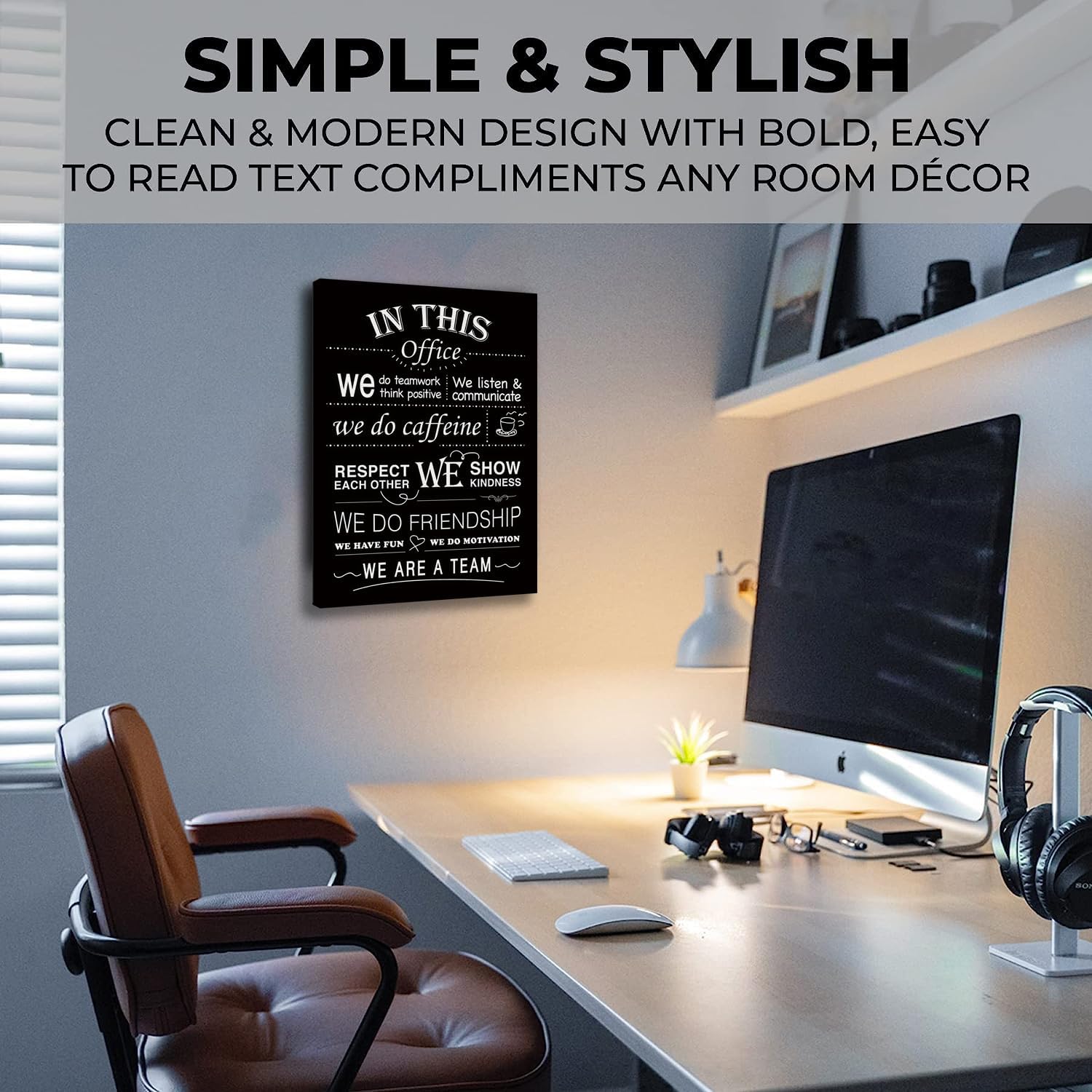 Office Inspirational Canvas Wall Art,Teamwork Motivational painting picture Wall Decor for Office,Workplace encouraging poster print artwork 12X16 - Image 3