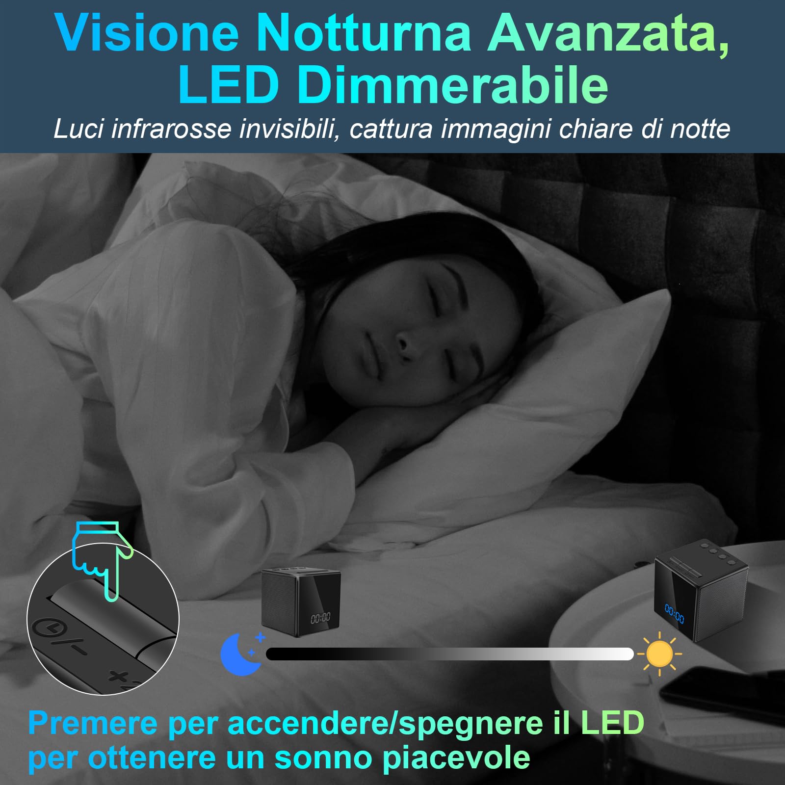 Reolink 2pcs 3MP WiFi Telecamera di Sorveglianza, baby monitor,Panoramica e Inclinazione, Telecamera di Sicurezza per Bambini da Interno Visione Notturna e Visione Remota - E1