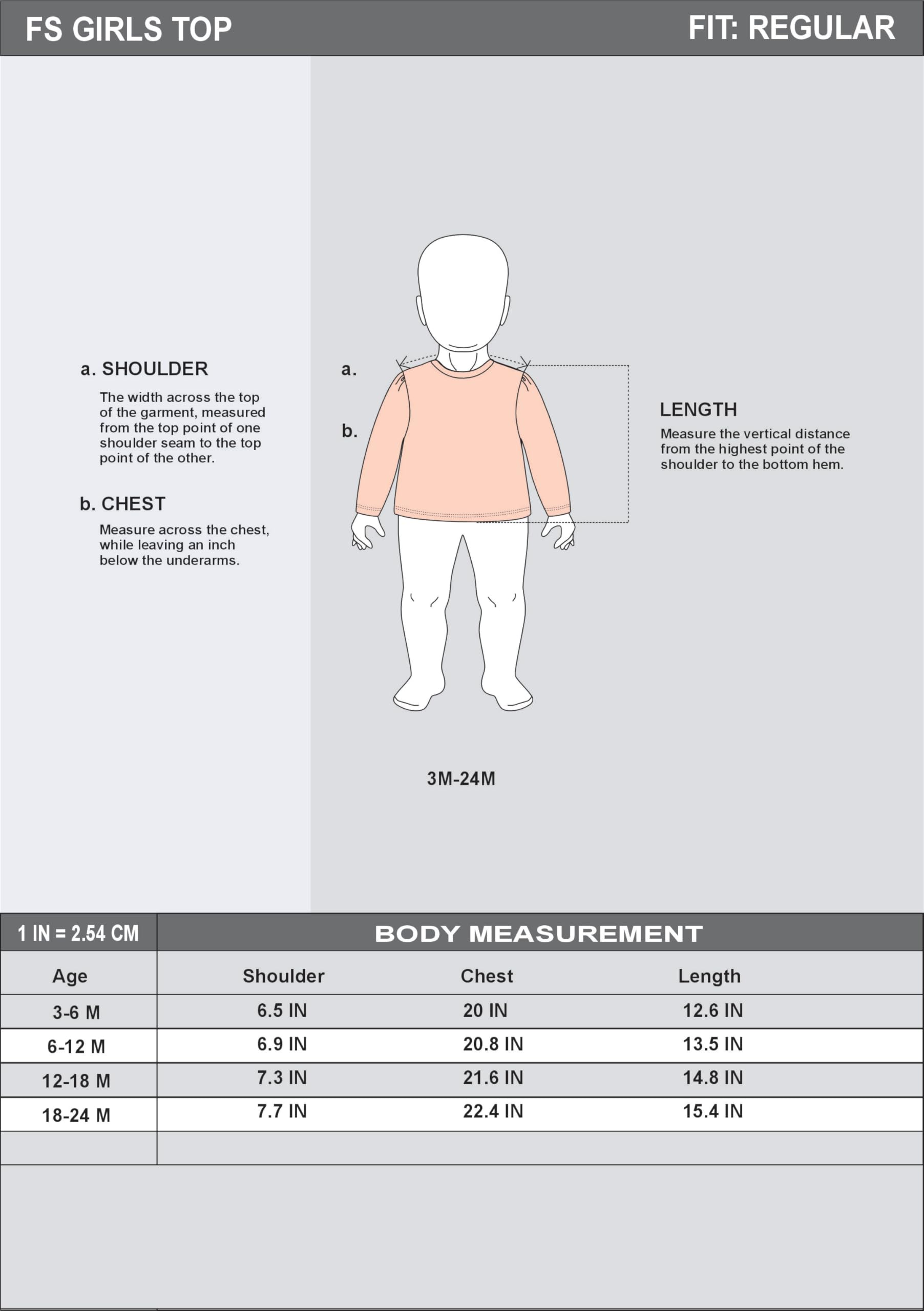Luvlap Regular Fit F/S Girls Top (LLAMZGR0145_Multicilour 1 6 to 12 Months, Size L) - Image 6 thumbnail