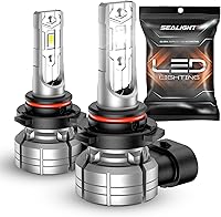 Vista 1 de SEALIGHT Bombillas LED antiniebla 9145, 12000 lm, 6500 K, luces antiniebla blancas frías, 24 W 5530 chips CSP 9145/9140/H10, bombillas LED