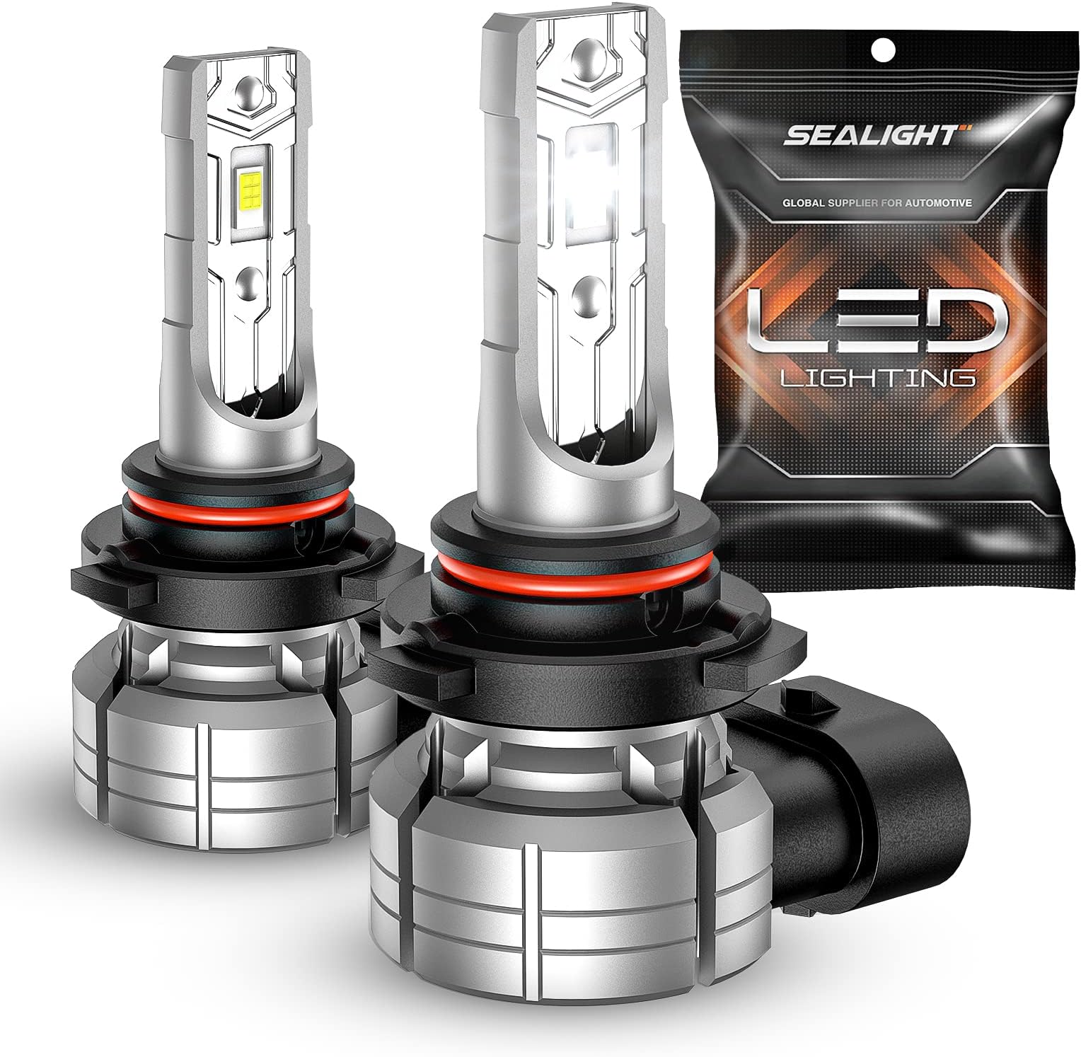 SEALIGHT H10 9140 9145 LED Fog Light Bulbs or DRL, 10000LM 6500K Cool White, 9040 9045 Fog Light LED Bulbs 24W 5530 CSP Chips, Front Fog Lamps for car, trucks, Non-polarity, Pack of 2