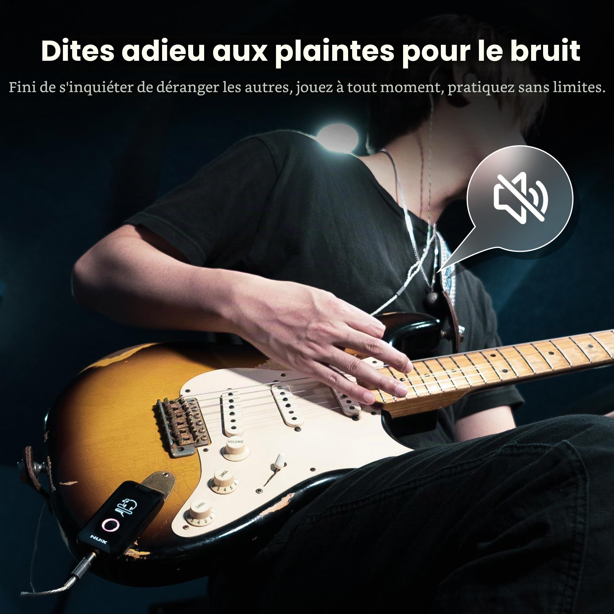 Nux Mighty Plug Mp-2 Ampli casque guitare et basse avec modélisation