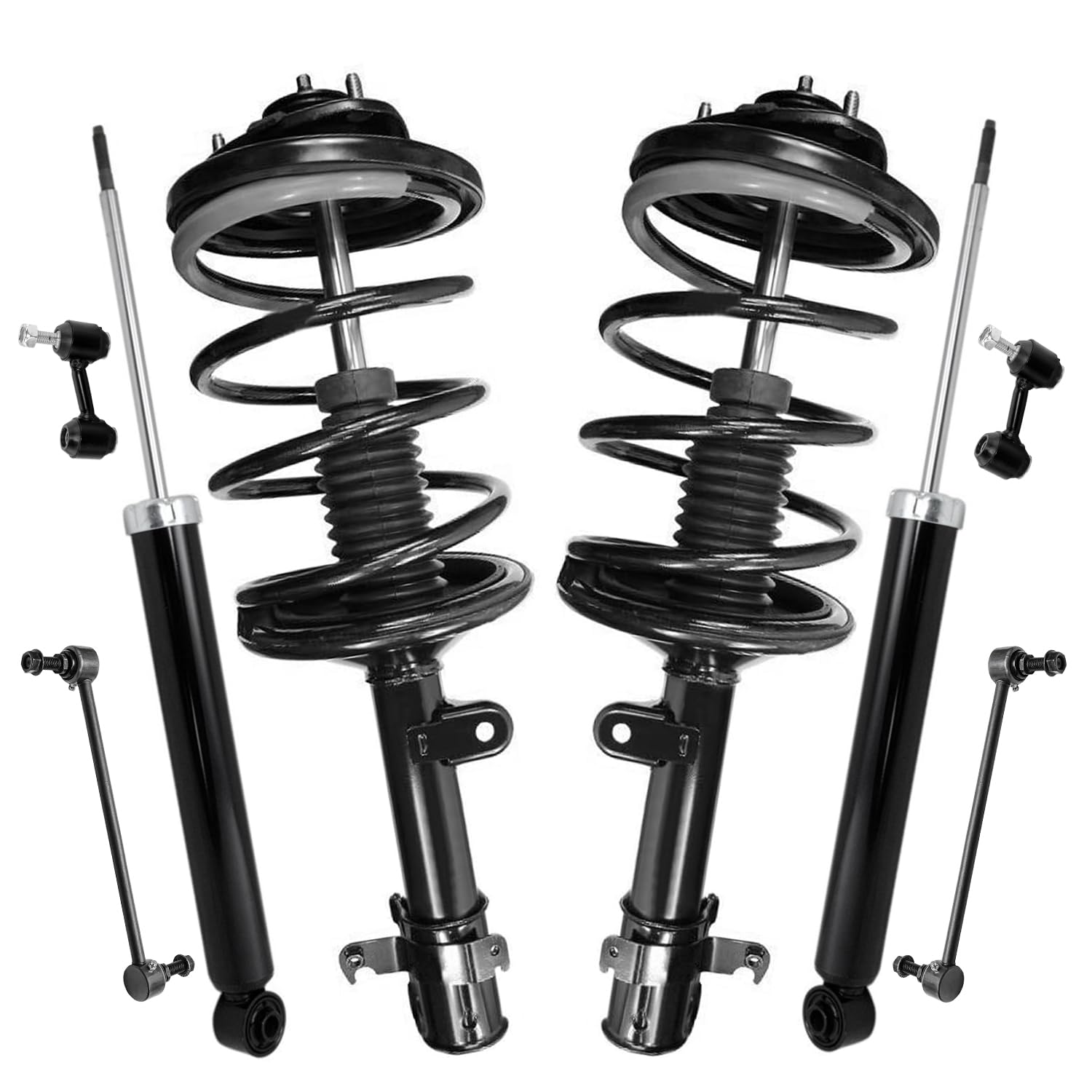 Detroit Axle - AWD 8pc Struts Suspension Kit for 2010 2011 Buick LaCrosse