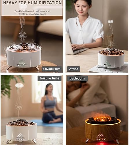 Miniatura 7 de Humidificadores de aire para humidificador de dormitorio y purificador de aire en uno, difusor de altavoz Bluetooth, difusor para aceites