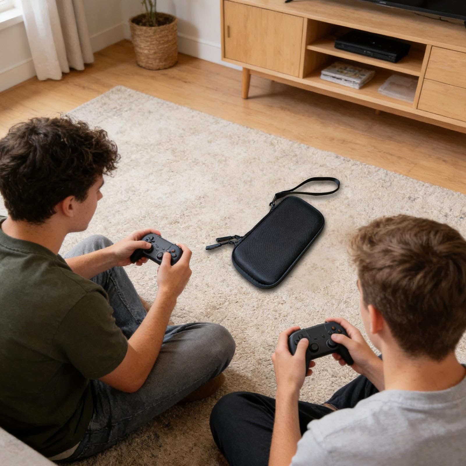Funda de viaje para consola de juegos, almacenamiento portátil para consolas de mano, ideal para jugadores, coleccionistas, viajeros, perfecto para el hogar, dormitorios, viajes y vacaciones