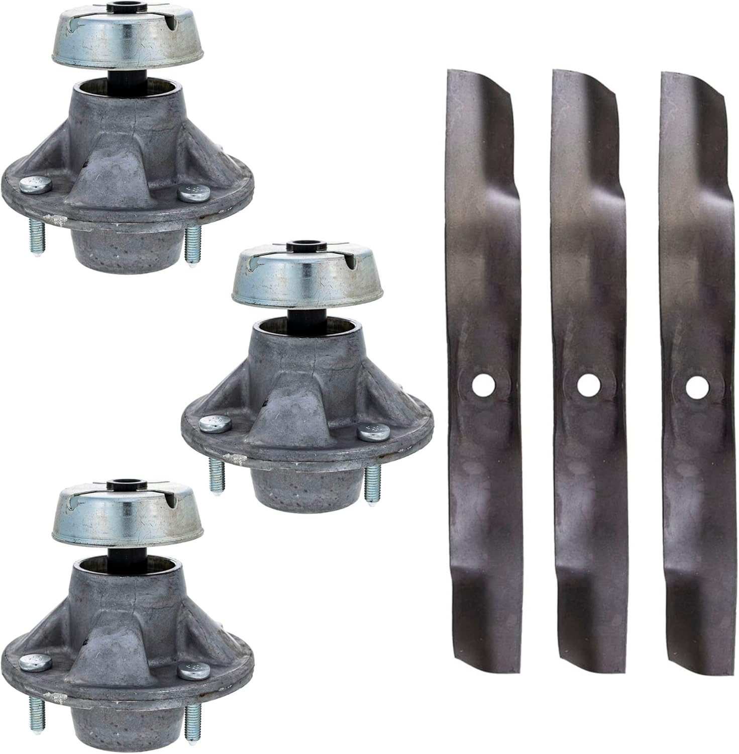 John Deere OEM Spindle and Mower Blade 3 Pack Z465 Z535M