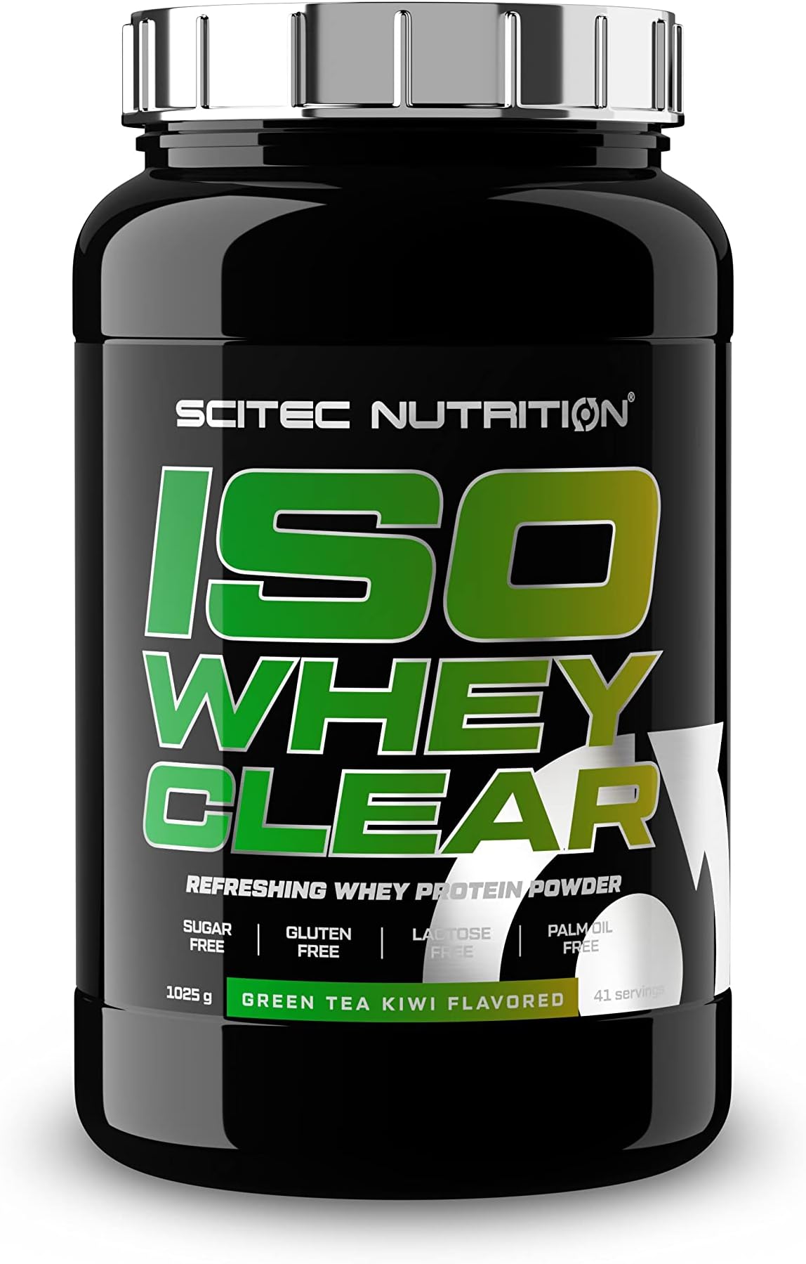 Iso Whey Clear Protein Powder 1025g Green Tea Kiwi | Refreshing Whey Isolate Drink