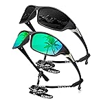 KALIYADI Polarized Sunglasses-Men Sports Sun-glasses: Mens Sunglasses Polarized UV Protection for Fishing Driving Cycling