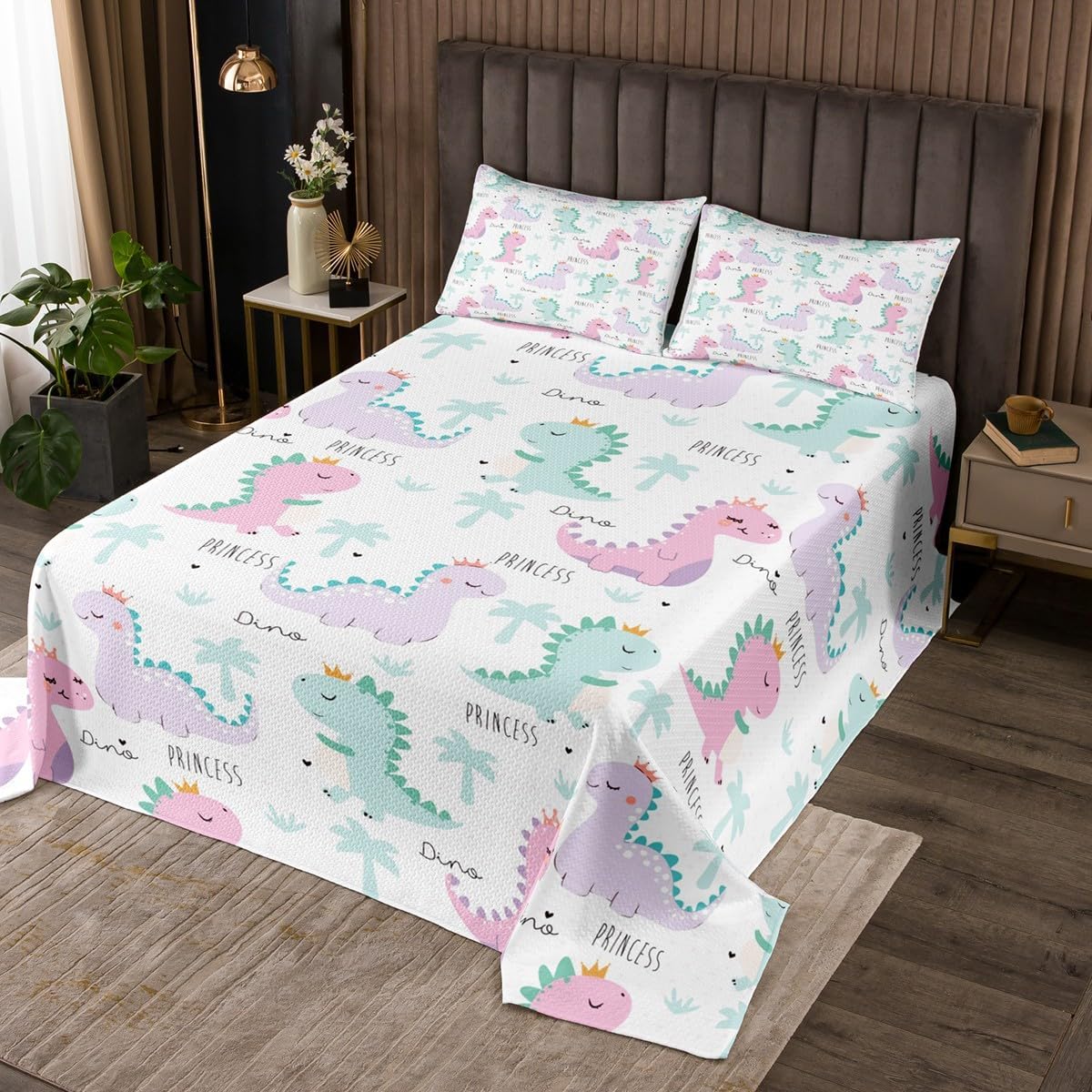 Erosebridal Brown Horse Bedspread Western Cowboy Bedding Set Exotic Farm Animals Coverlet Set for Kids Teen Boys Adults Horses Wildlife Rustic Country Bed Cover with 2 Pillow Cases King Size White