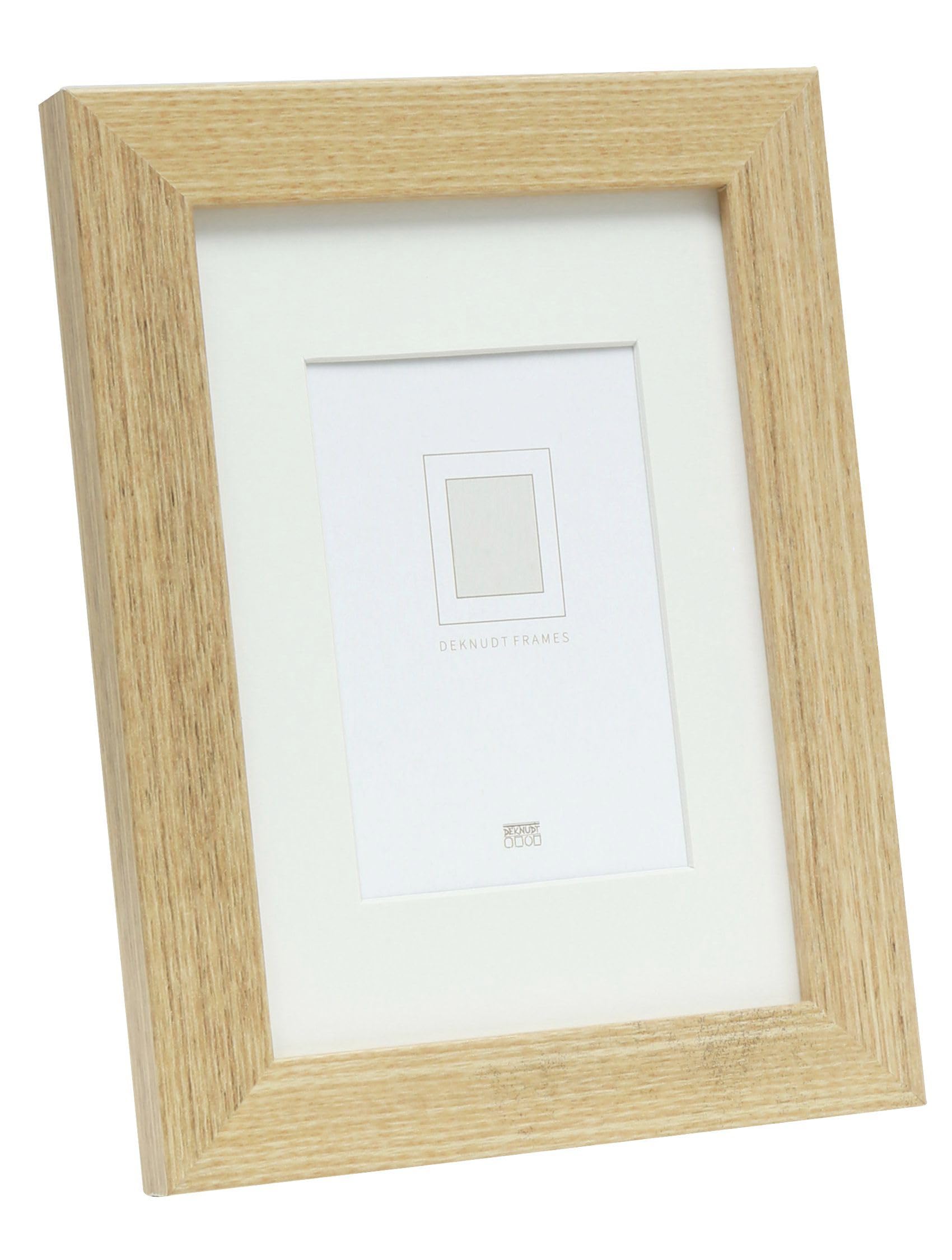 Deknudt Frames S66KH1P1 Marcos de Fotos, Madera, Natural, 30 x 40 cm