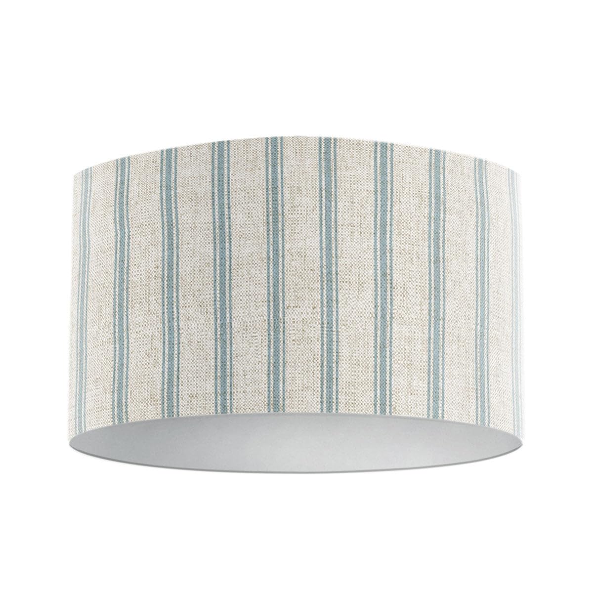 Harrison Cropper Azure Blue Kashmira Drum Lampshade (, 25Cm Diameter Table/Standard Lamp)