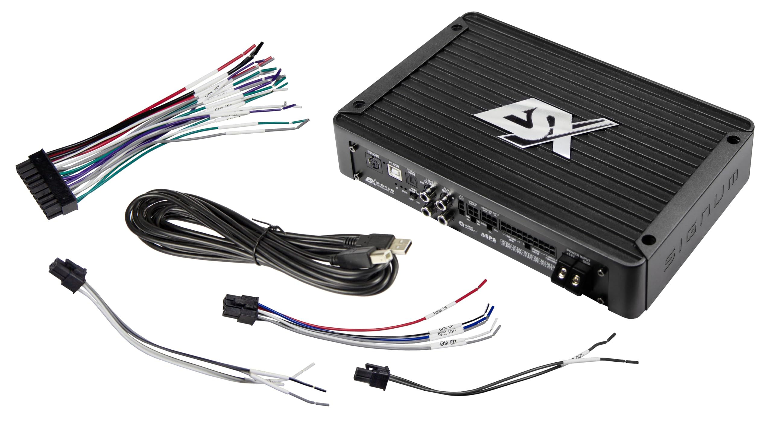 ESX SE800.6DSP: amplificatore audio DSP per auto a 6 canali con processore audio a 8 canali e potenza 900 W della serie SIGNUM
