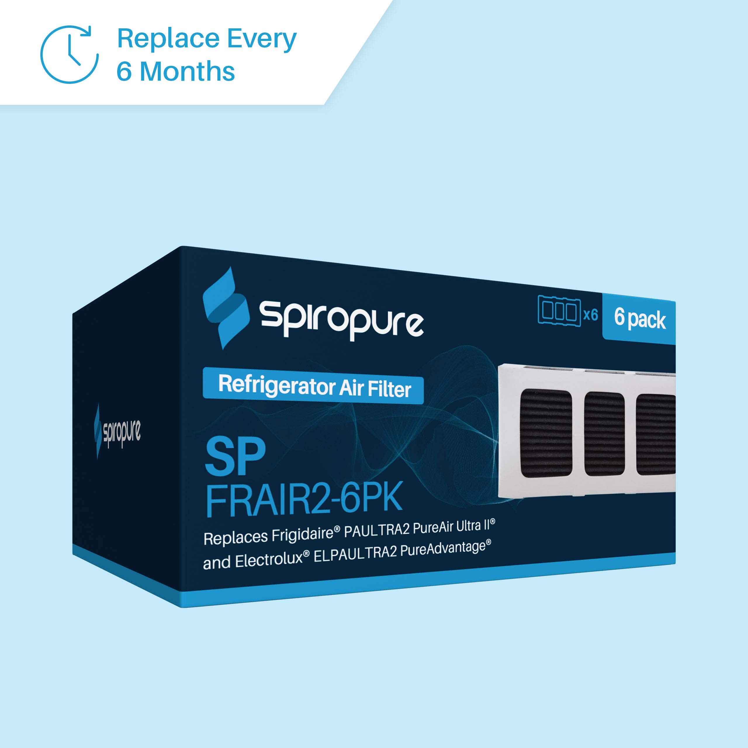 SpiroPure Refrigerator Air Filter – Replacement For Frigidaire PureAir Ultra II, Odor Reduction - View #4