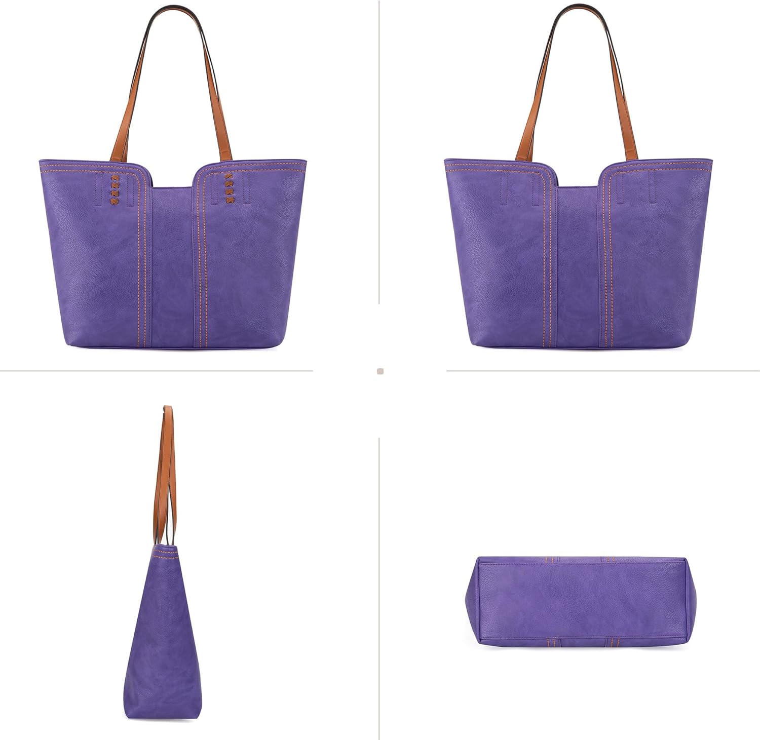 Montana West Tote Bag for Women Top Handle Satchel Purse - Image 6