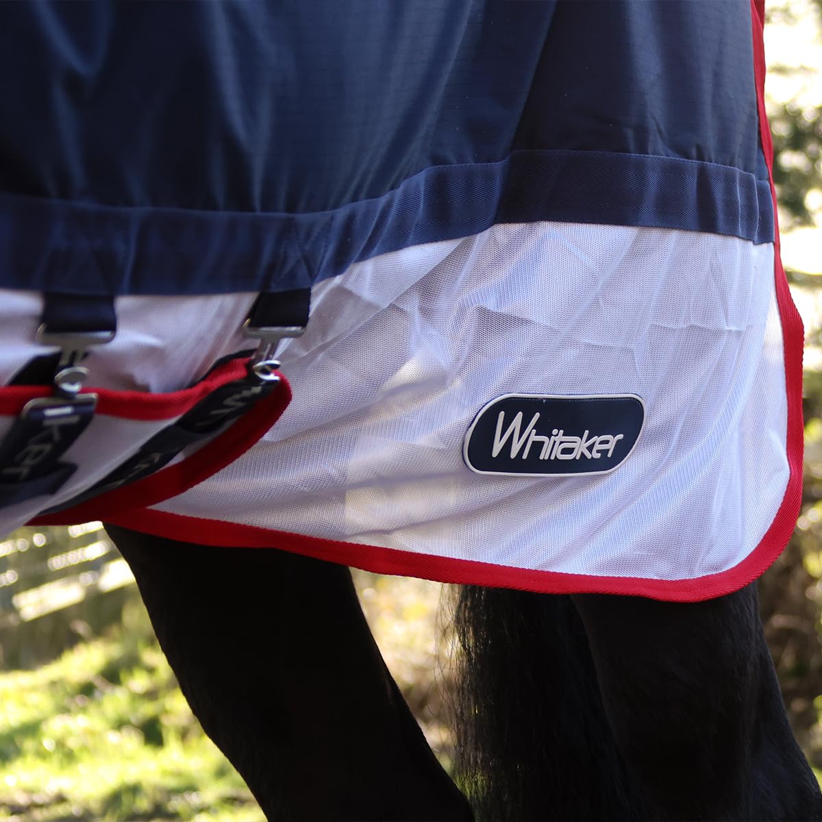 R462 John Whitaker Rastrick V2 Airflow Pferdedecke mit festem Hals, Größen 1,2 m bis 2,1 m, perfekt für unvorhersehbare Wetterbedingungen