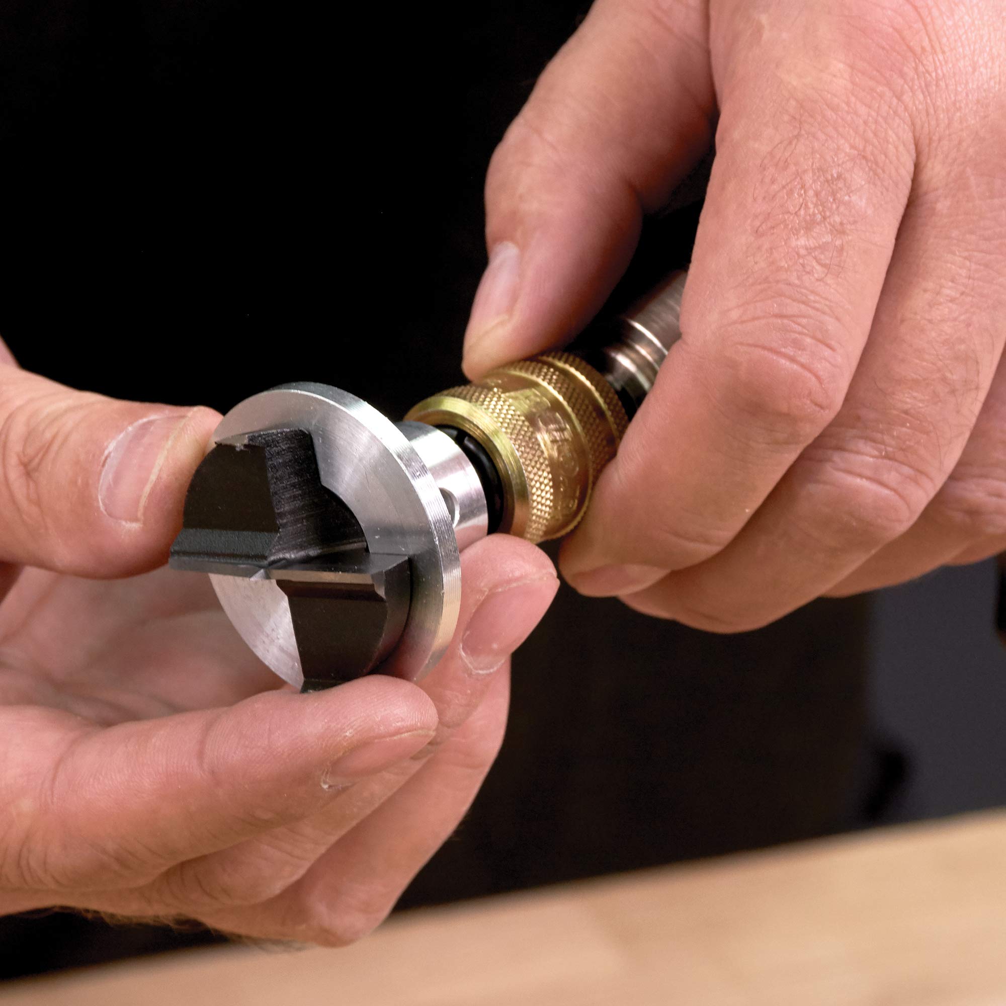 Trend Snappy 35 mm Maschinenbohrer mit Tiefenanschlag, zum Bohren von gleichmäßigen Löchern mit 35 mm Durchmesser für kreisförmige Scharniere in Küchen- und Schranktüren, SNAP/MB/35DS