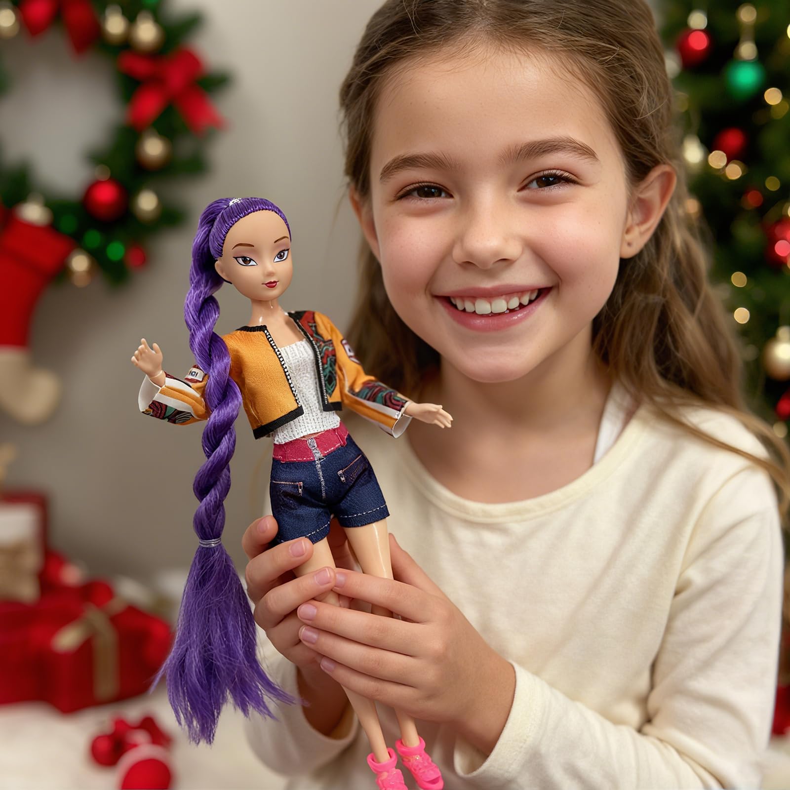 AZDHOT Demon Hunters Toys Action Dolls Set, 11.5-inch Poseable Dolls with Movable Joints, 3-Pack Collectible Model Toys for Fans and Kids Game Gift — view 3