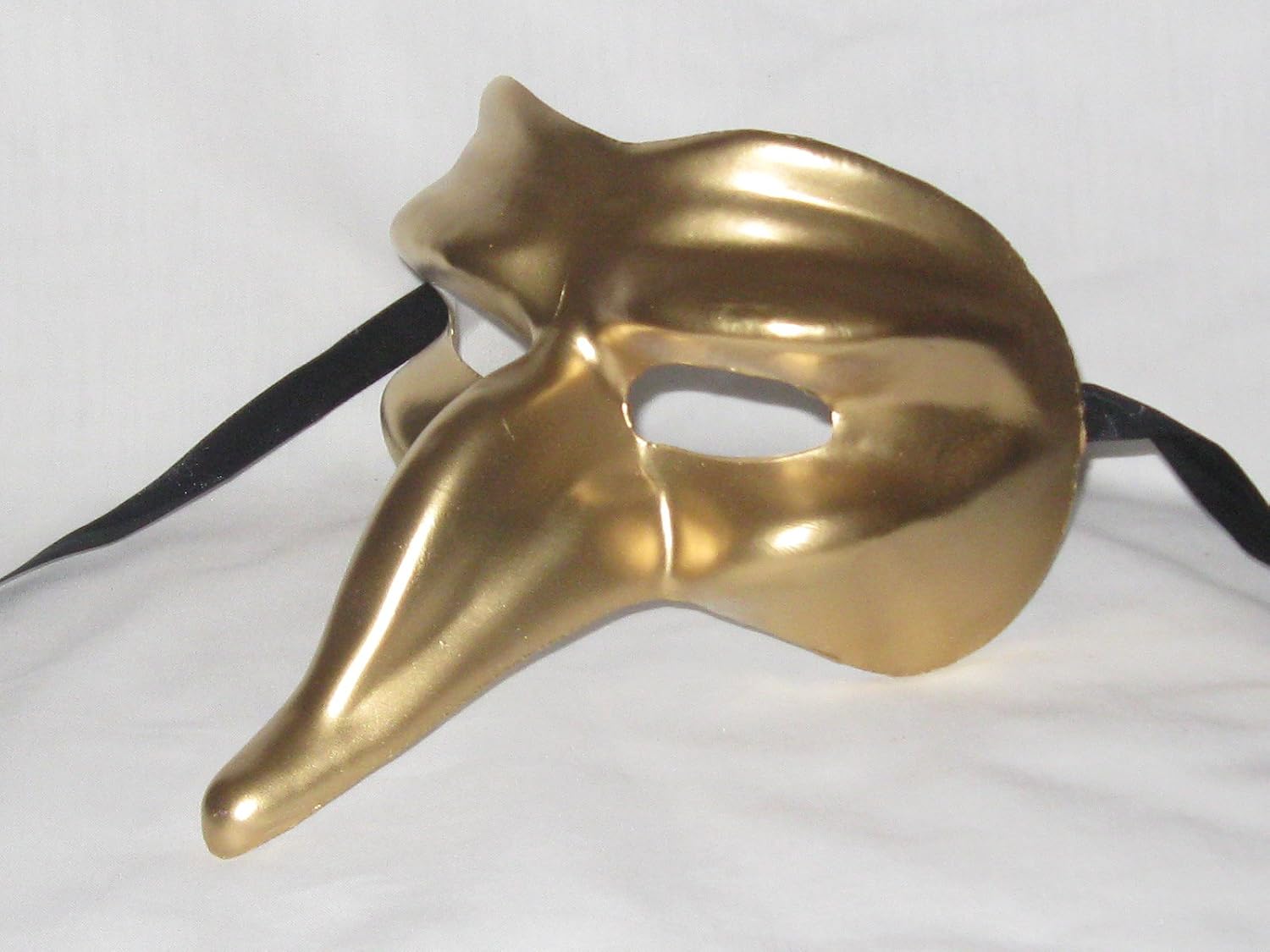 Custom Gold Capitano Venetian Nose Masquerade Party Mask