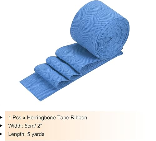 Vista 206 de PATIKIL Cinta de sarga de algodón de 3/4 pulgadas, 10 yardas, cinta de encuadernación al bies, cinta de espiga para costura, envoltura de regalos