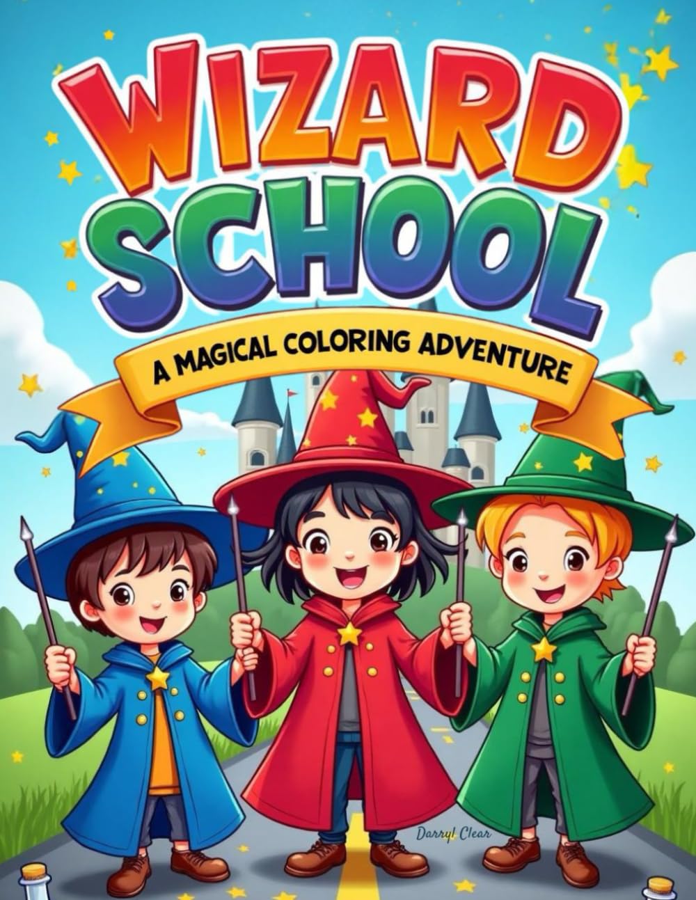 Wizard School: A Magical Coloring Adventure