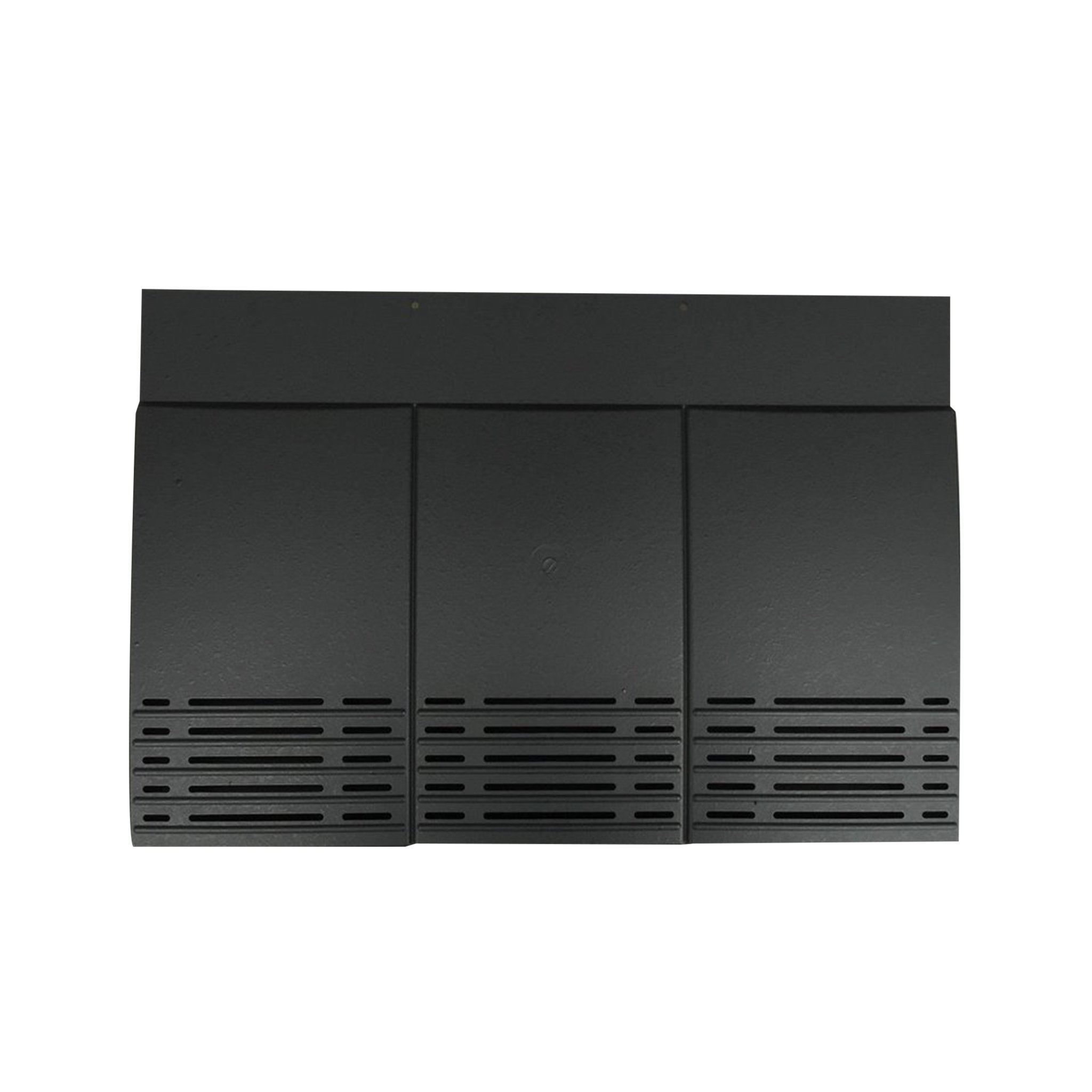 Beddoes Products Plain Tile Vent for Concrete and Clay Tiles with Flexi Pipe Adaptor (Black - Smooth)