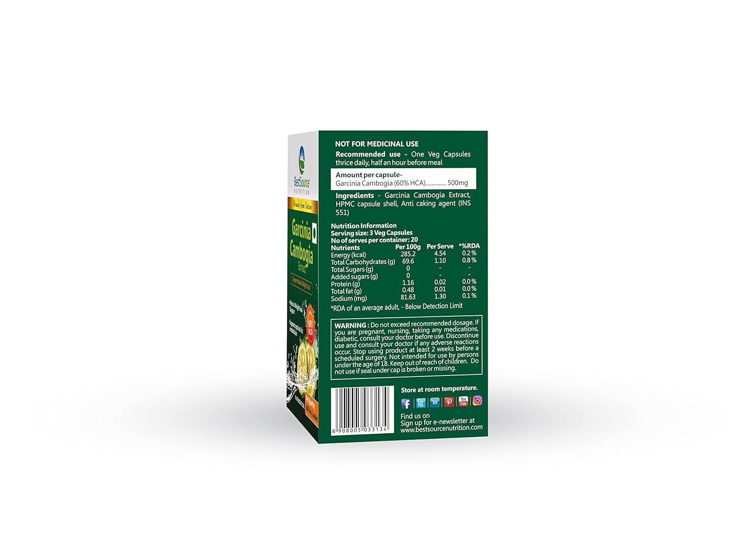 Buy Now Bestsource Garcinia Cambogia Extract, 60% Hca For Weight Los... 1 Buy Now Bestsource Garcinia Cambogia Extract, 60% Hca For Weight Los...