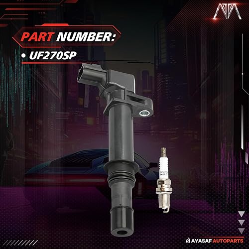 Miniatura 3 de MAYASAF Juego de 6 bobinas de encendido y bujías UF270 para Chrysler 2007 Aspen, para Dodge Dakota 2000-2008, Durango 2000-2007, Ram 1500 2002-2007,