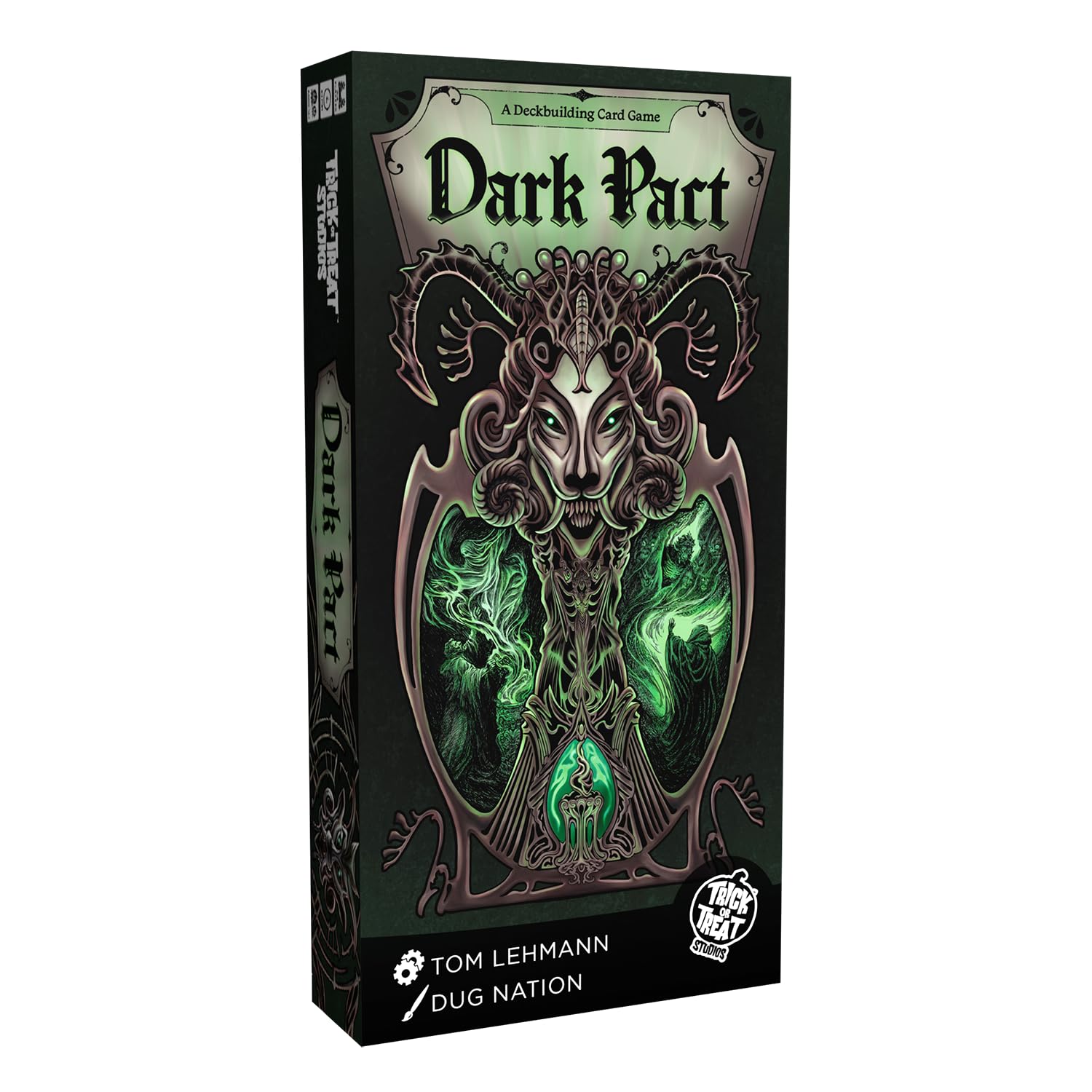 Trick or Treat Studios - Officially Licensed - Dark Pact Game | Strategic Deck Building Game from The Designer of Race for the Galaxy, Tom Lehmann | 1–4 Players | Ages 14+