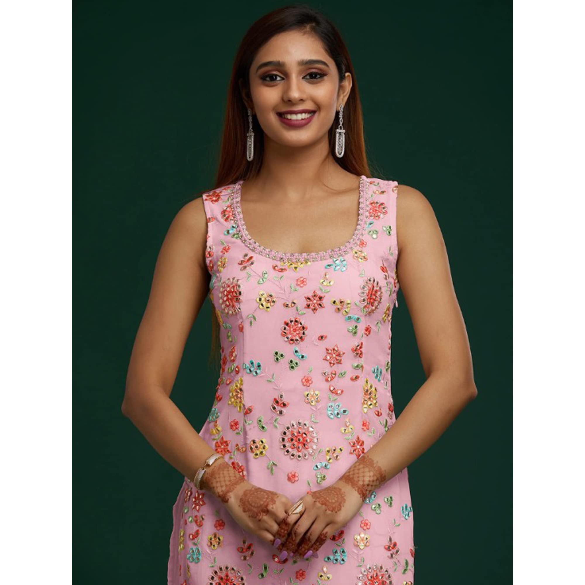Tradycyjne ubrania nowe stroje gotowe do noszenia haft praca salwar Kameez punjabi patiyala garnitury, Wybór 1, 38