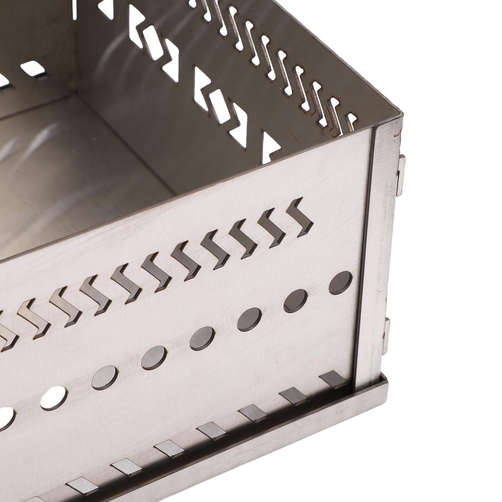SIXRUN Edelstahl-Saunasteinkorb 50 kg Schwerer Saunasteinhalter für Holzofen (SL 375)