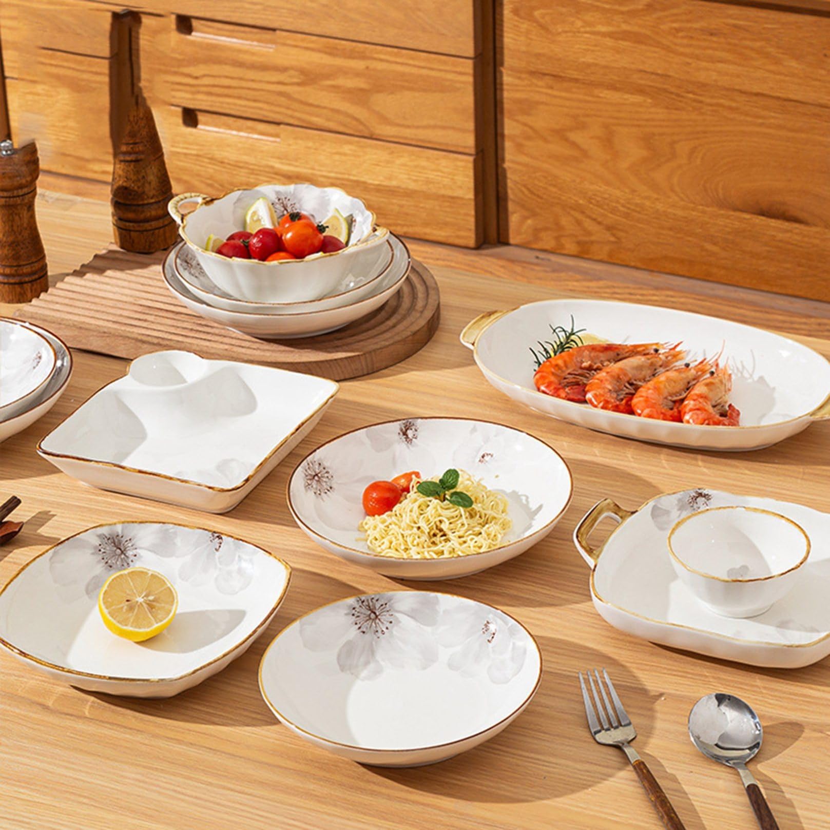 花柄食器セット 10点セット