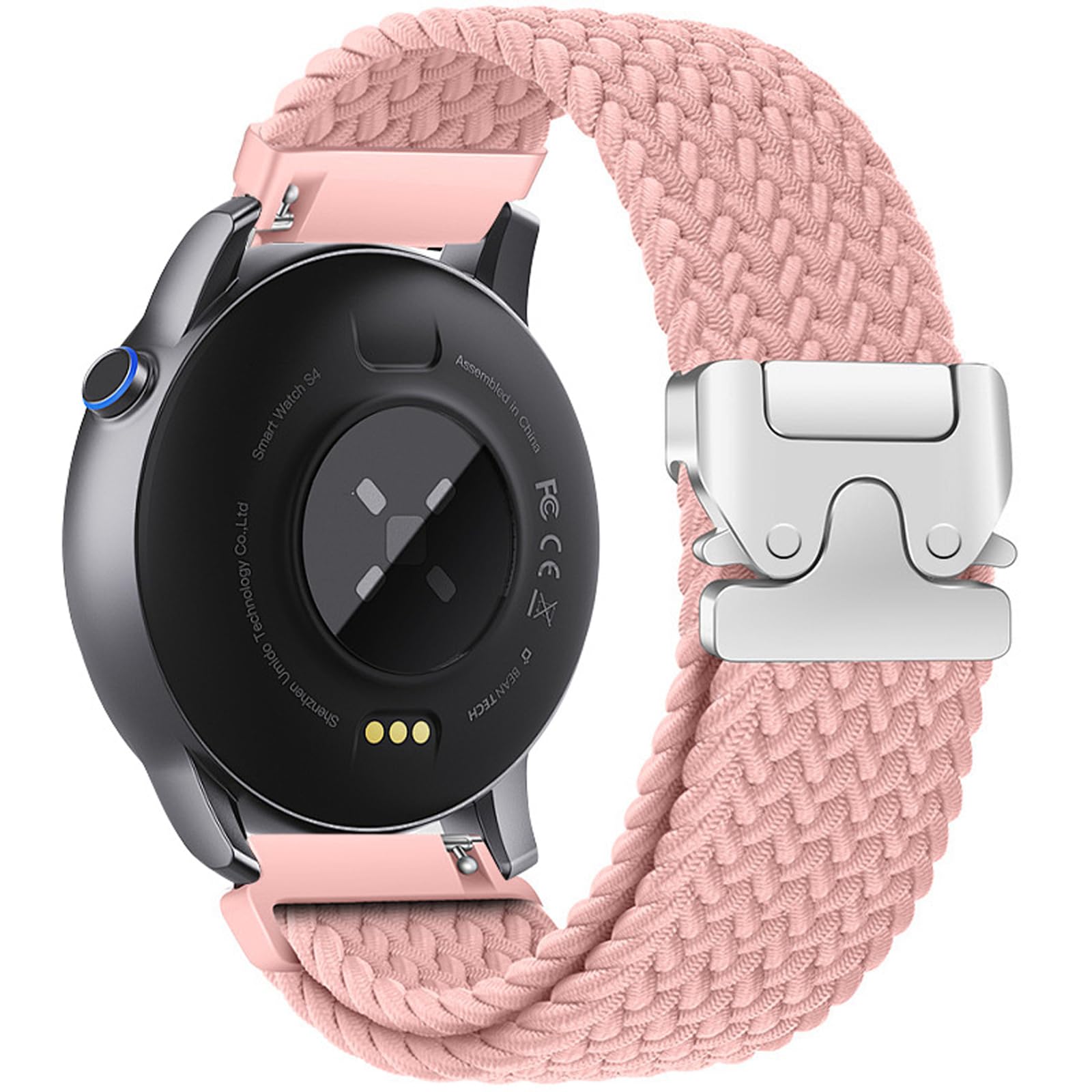 Pulsera de Repuesto para Amazfit Bip 6/5 Unity/Pace,Stratos 3/2/2S, 22mm Deporte Brazalete Nylon Correa para Amazfit GTR 4/3/3Pro/2/Helio/Active Max,Balance 2 46mm