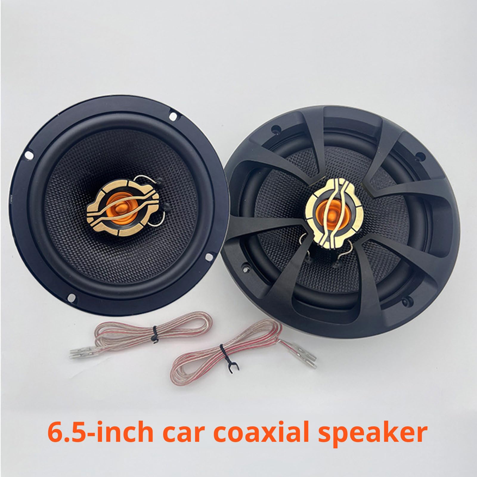 Altavoz coaxial de frecuencia para automóvil Potente Altavoz para automóvil de 6, 5 Pulgadas Respuesta de frecuencia Amplia para Accesorios de vehículos automotrices Coincidente