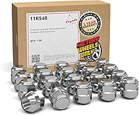 Vista 14 de Wheel Accessories Parts 20 piezas M12x1.5 12x1.5 rosca estilo OEM tuercas de rueda de 1.38" de largo cromadas 3/4" 19mm hexagonal se ajustan a
