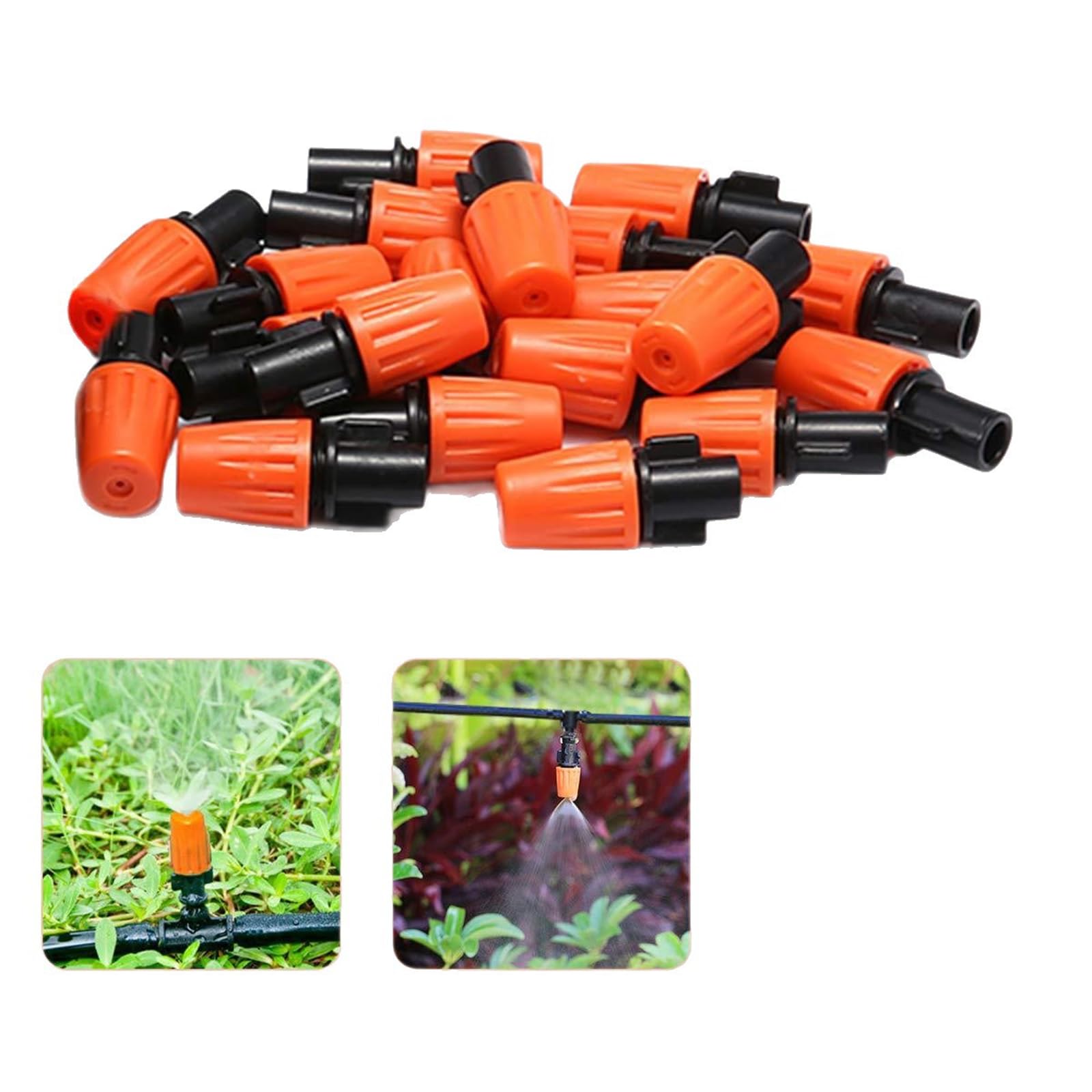 50M Irrigazione a goccia per piante in vaso irrigazione regolabile gocciolatore tubo irrigazione giardino irrigazione flessibile connettore tubo da giardino