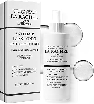Anti-Hair Loss Tonic with Biotin, Panthenol & Caffeine | Hair Growth Treatment for Men and Women | Scientifically Proven Formula to Strengthen and Revitalize Thinning Hair by La Rachel Paris