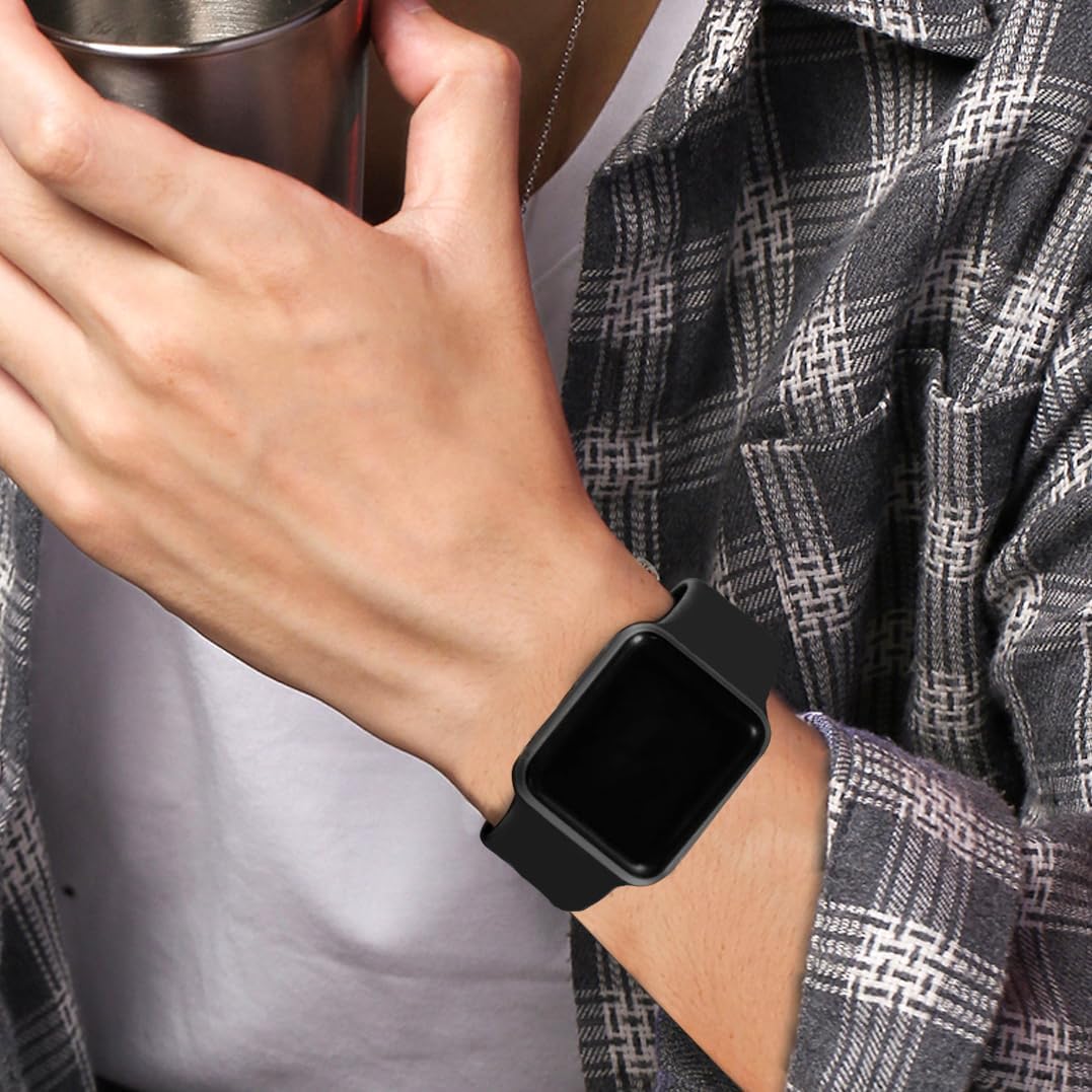 Bands Compatible with Apple Watch Band 38mm 40mm 41mm 42mm 44mm 45mm 49mm for Women Men,Silicone iWatch bands Replacement Strap Wristbands for iWatch Series 9 8 7 6 5 4 3 2 1 SE Ultra.